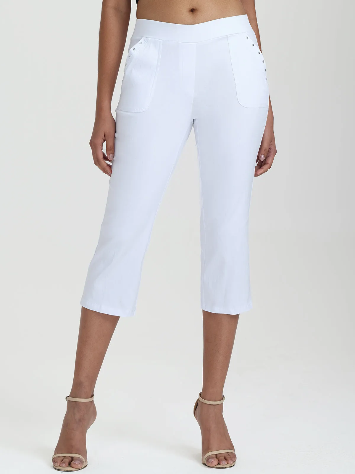 Mid Rise Pull-On Capri Pants sold by 89th & Madison product image thumbnail 2