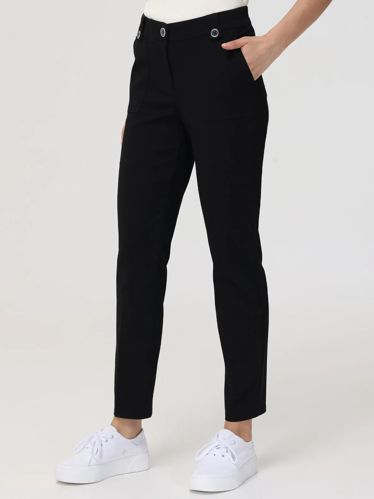 Straight Leg Utilitarian Pants sold by 89th & Madison product image thumbnail 4