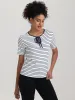 Tie Neck Short Sleeve Top sold by 89th & Madison