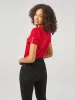 Puff Sleeve Rib Top sold by 89th & Madison