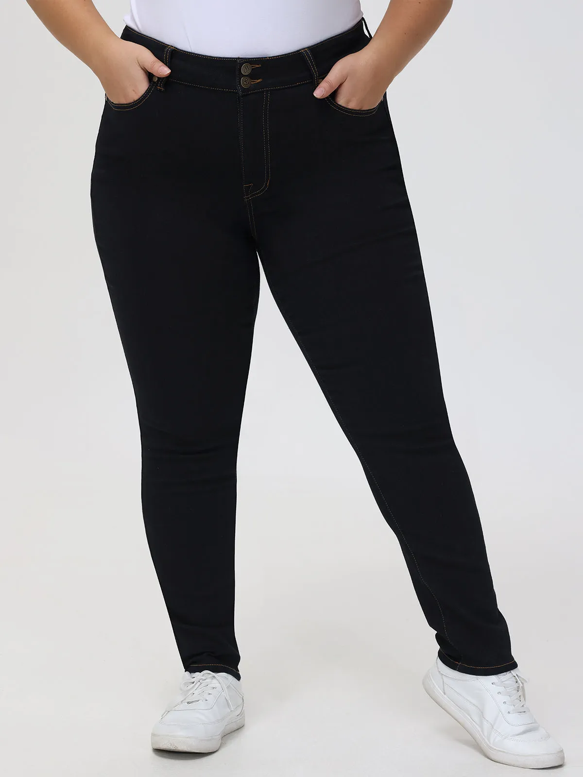 Plus Skinny High Rise Jean sold by 89th & Madison product image thumbnail 2