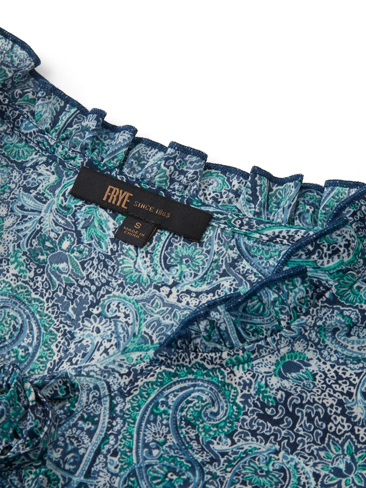 Lace Up Flounce Sleeve Blouse sold by 89th & Madison product image thumbnail 3