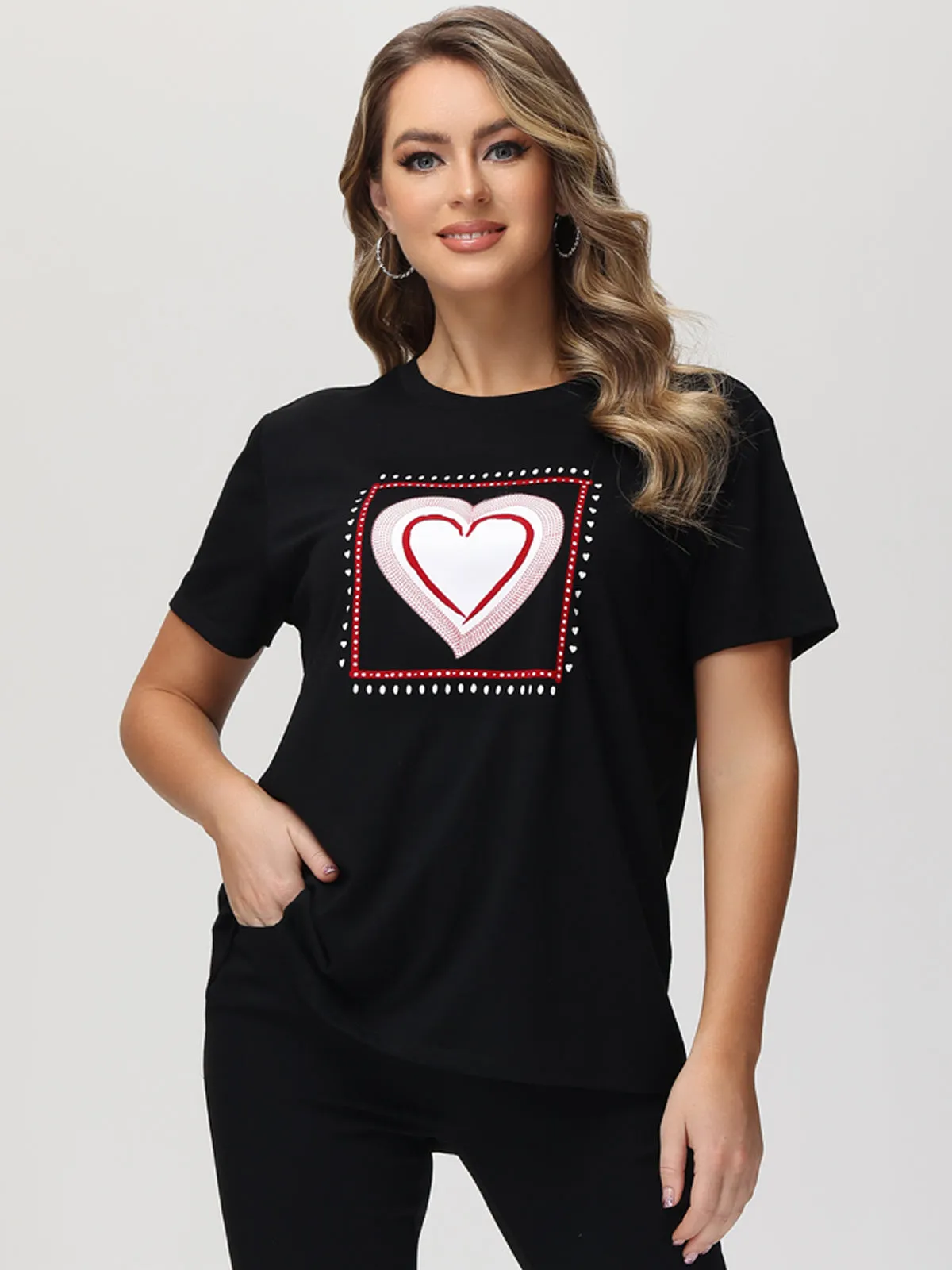 Heart Graphic Tee sold by 89th & Madison
