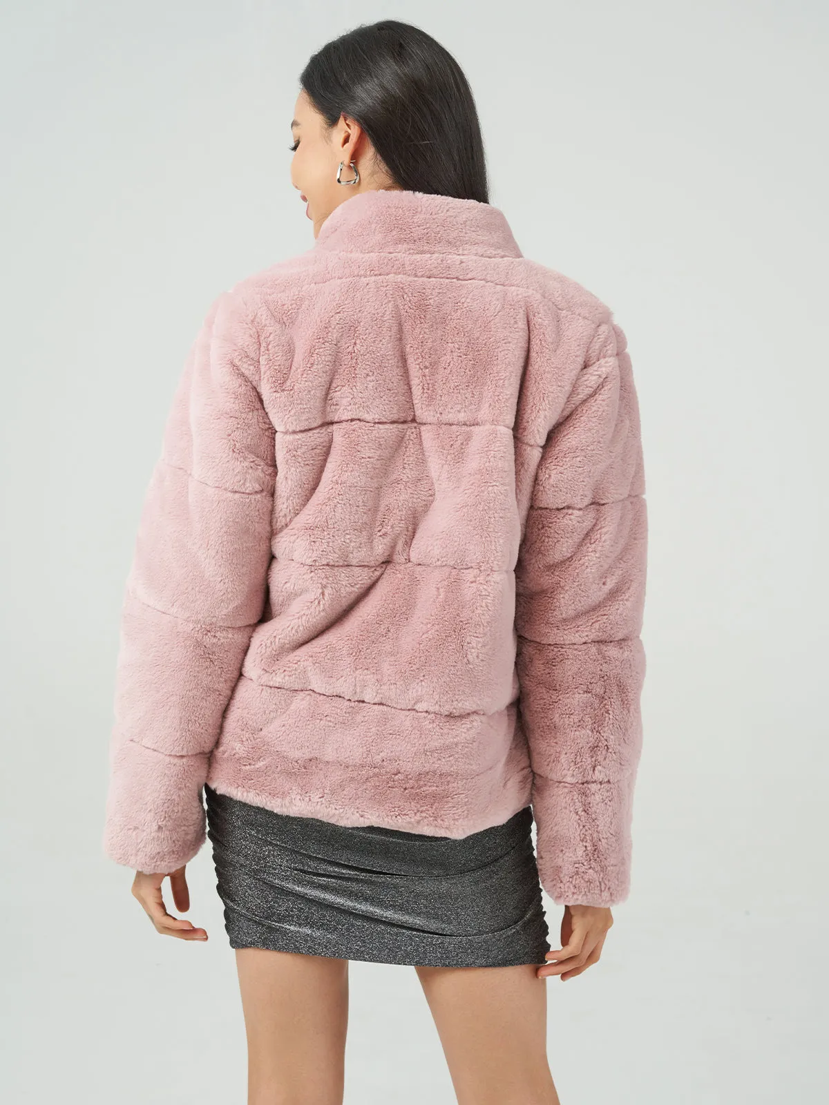 Faux Fur Zip Jacket sold by 89th & Madison product image thumbnail 2