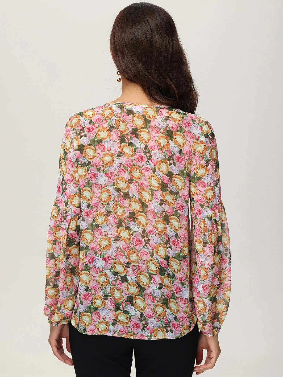 Floral Button-Up Top sold by 89th & Madison product image thumbnail 2