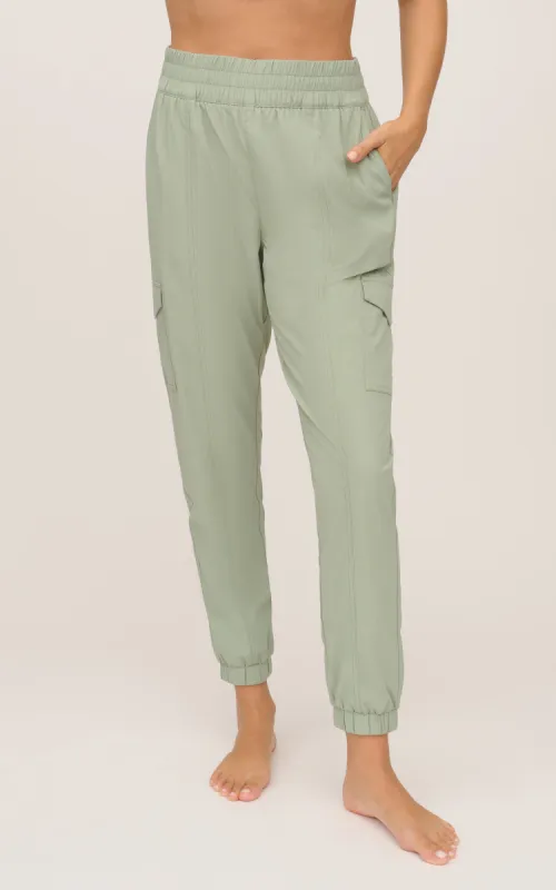 Trekki Trail Path Commuter Outdoor Utility Cargo Jogger w/ Elastic Hem sold by 90 Degree By Reflex