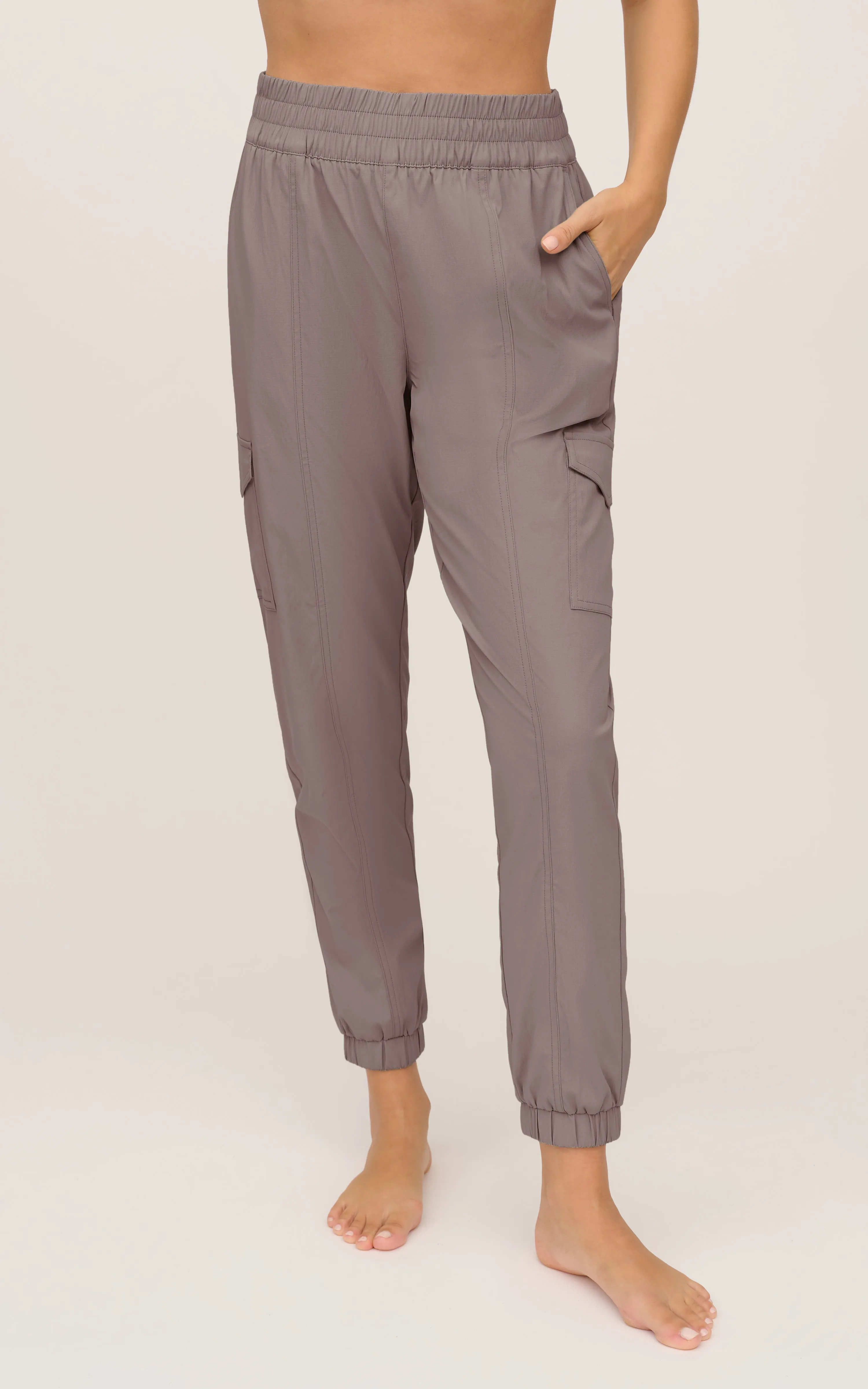 Trekki Trail Path Commuter Outdoor Utility Cargo Jogger w/ Elastic Hem sold by 90 Degree By Reflex product image thumbnail 5