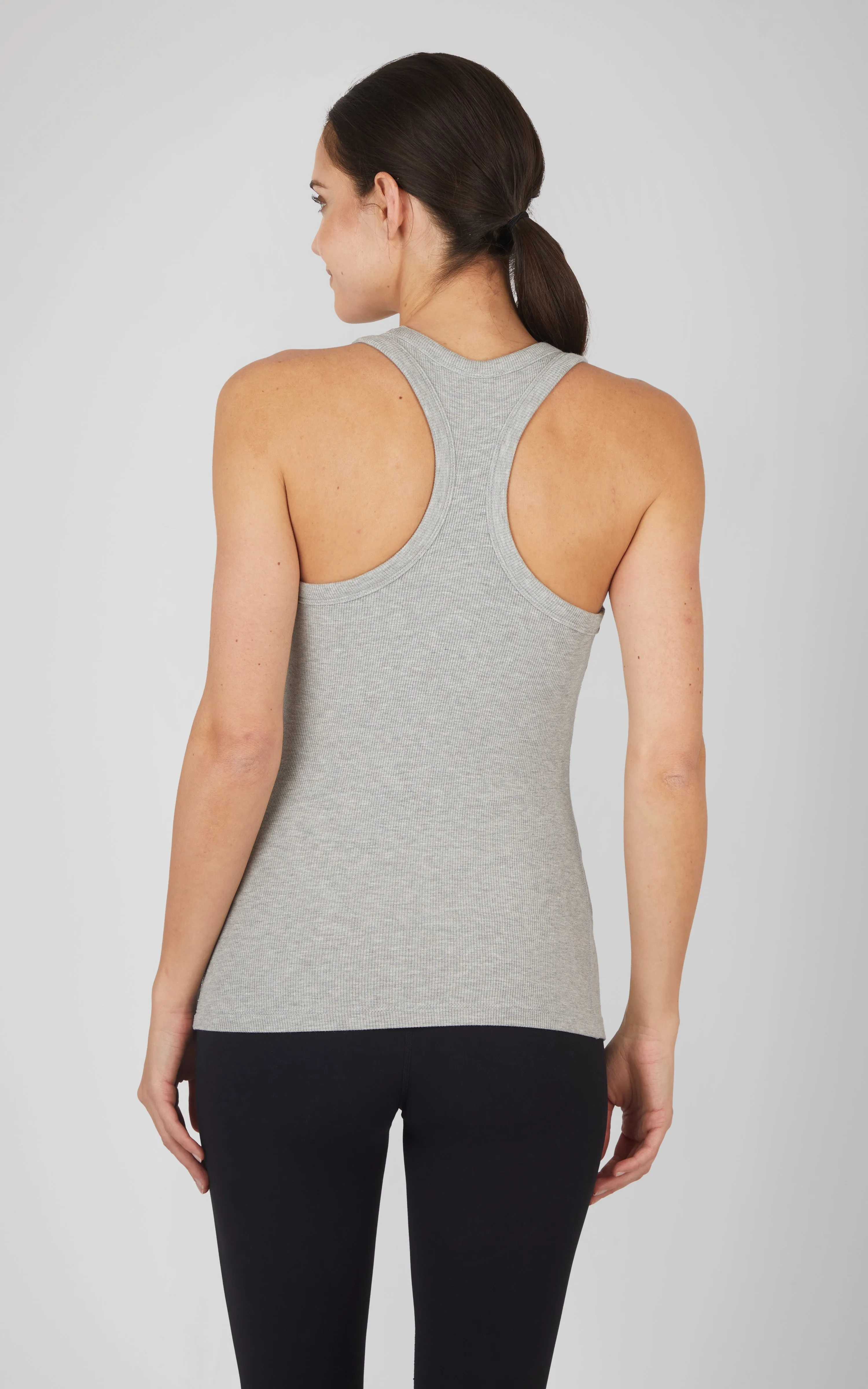 Heavenly Ribbed Longline Racerback Tank sold by 90 Degree By Reflex product image thumbnail 3