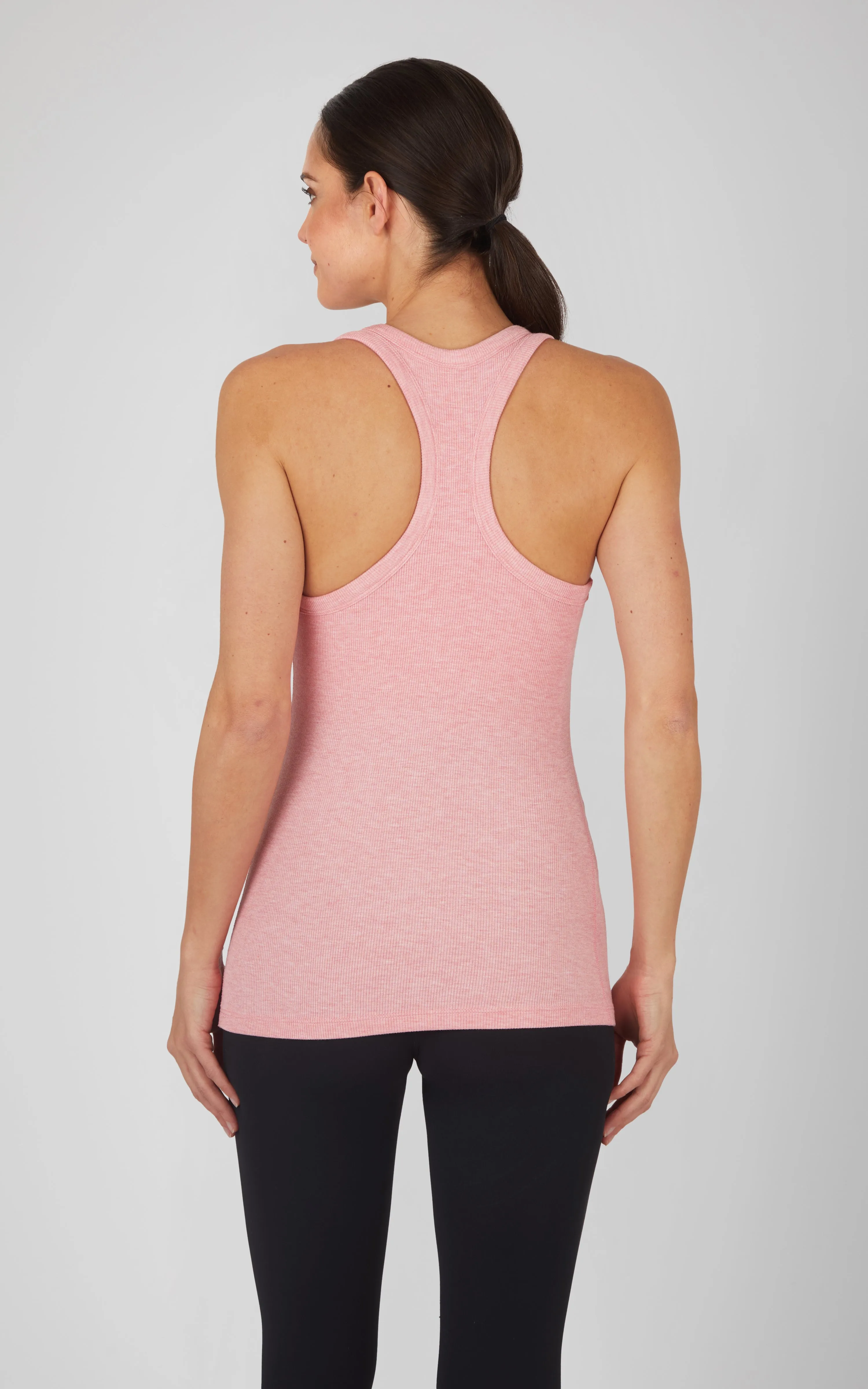 Heavenly Ribbed Longline Racerback Tank sold by 90 Degree By Reflex product image thumbnail 5