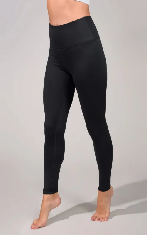 Cold Gear High Waist Fleece Lined Legging made by 90 Degree By Reflex