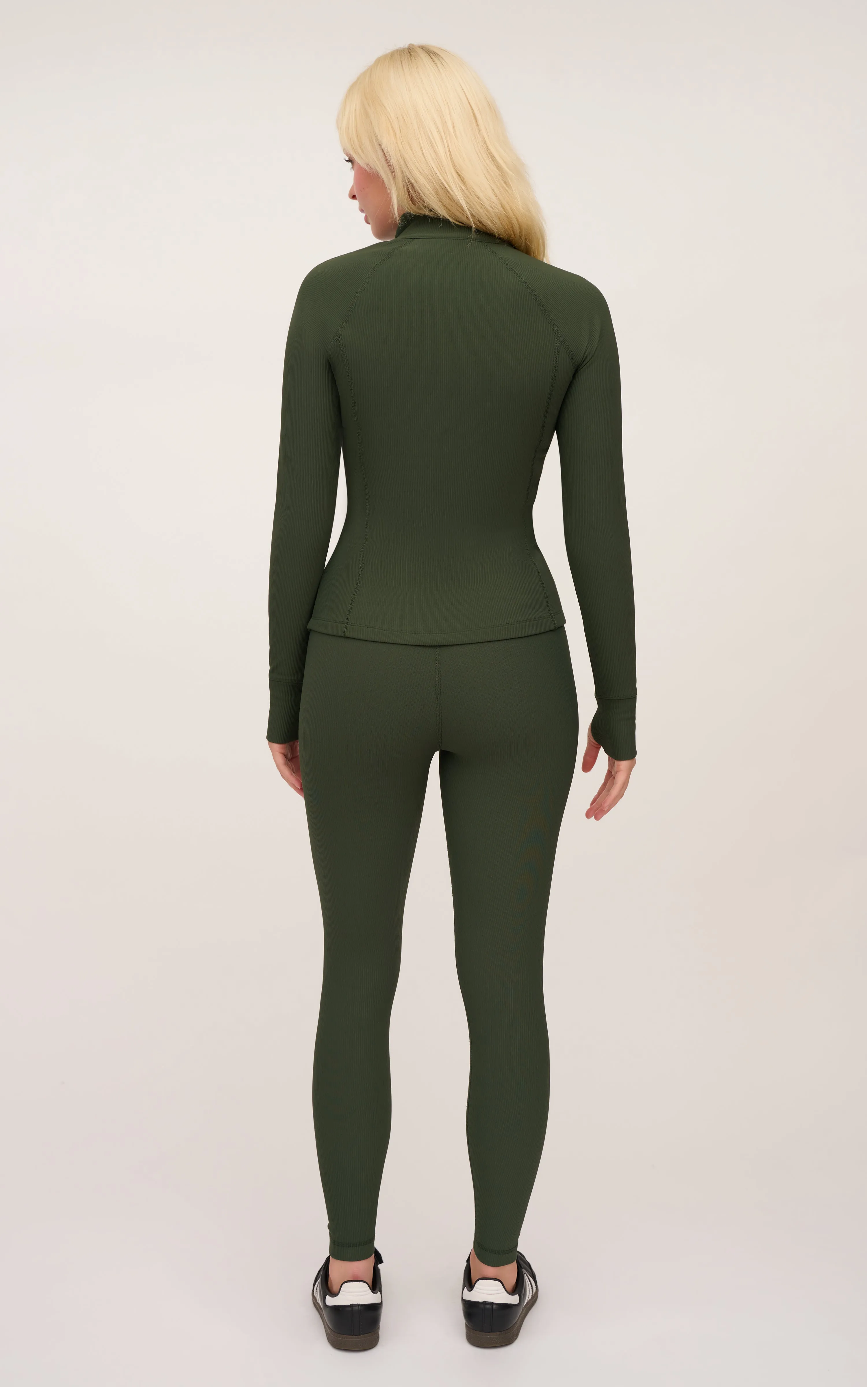 Chill Tech Rib Snap Top + Ankle Tight sold by 90 Degree By Reflex product image thumbnail 4