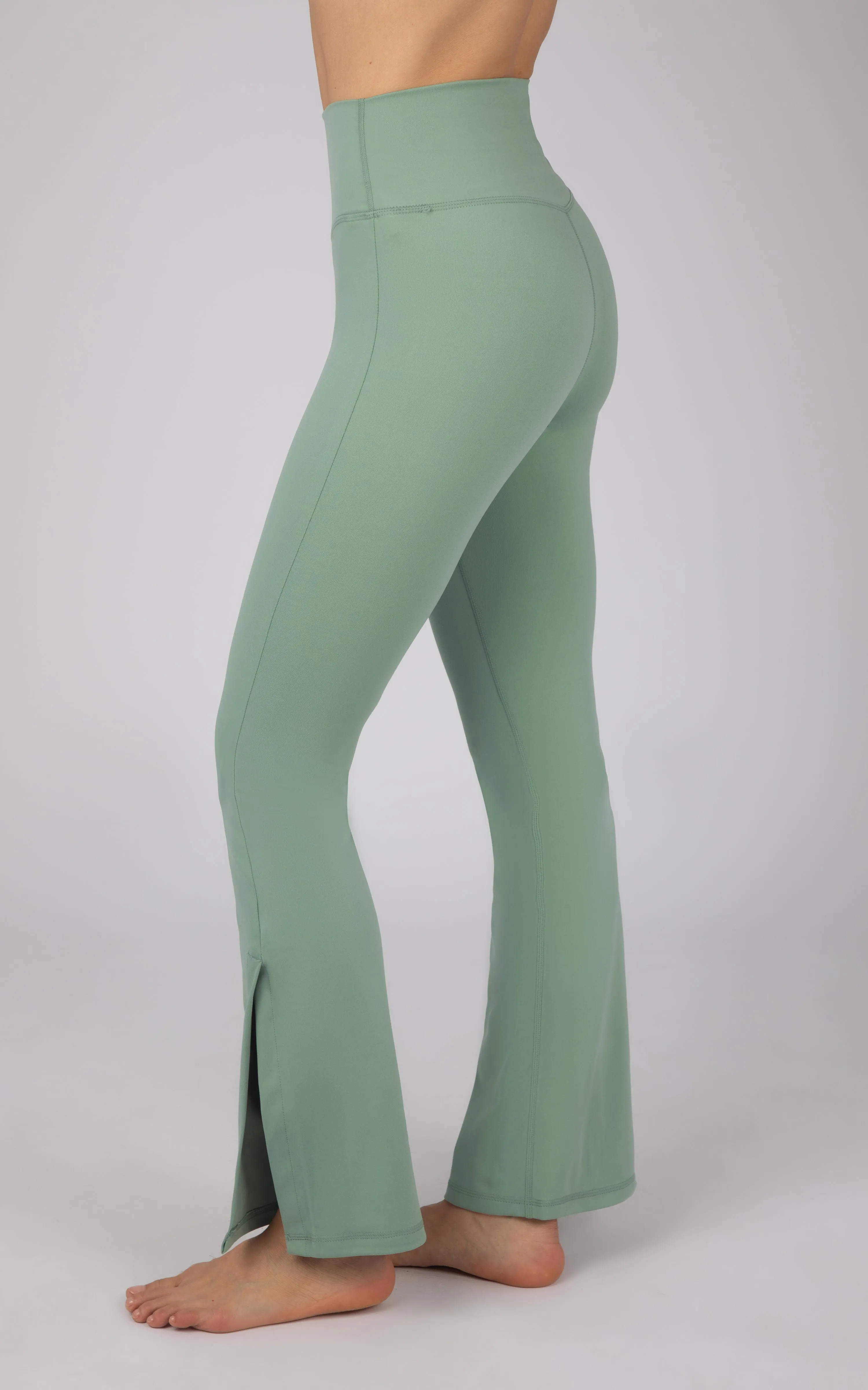 Interlock Elastic Free V-Back Flared Leg Pant sold by 90 Degree By Reflex product image thumbnail 4