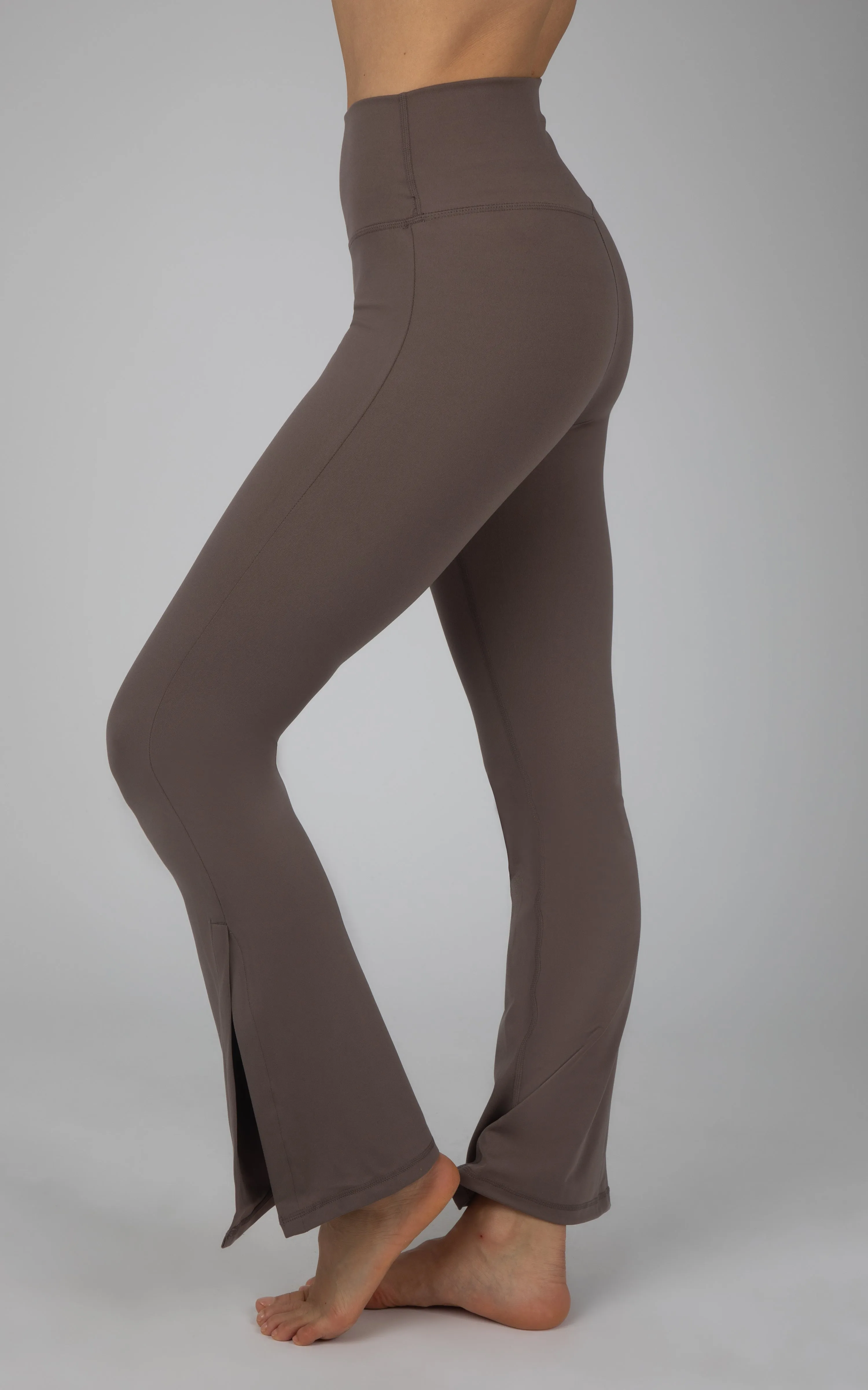 Interlock Elastic Free V-Back Flared Leg Pant sold by 90 Degree By Reflex