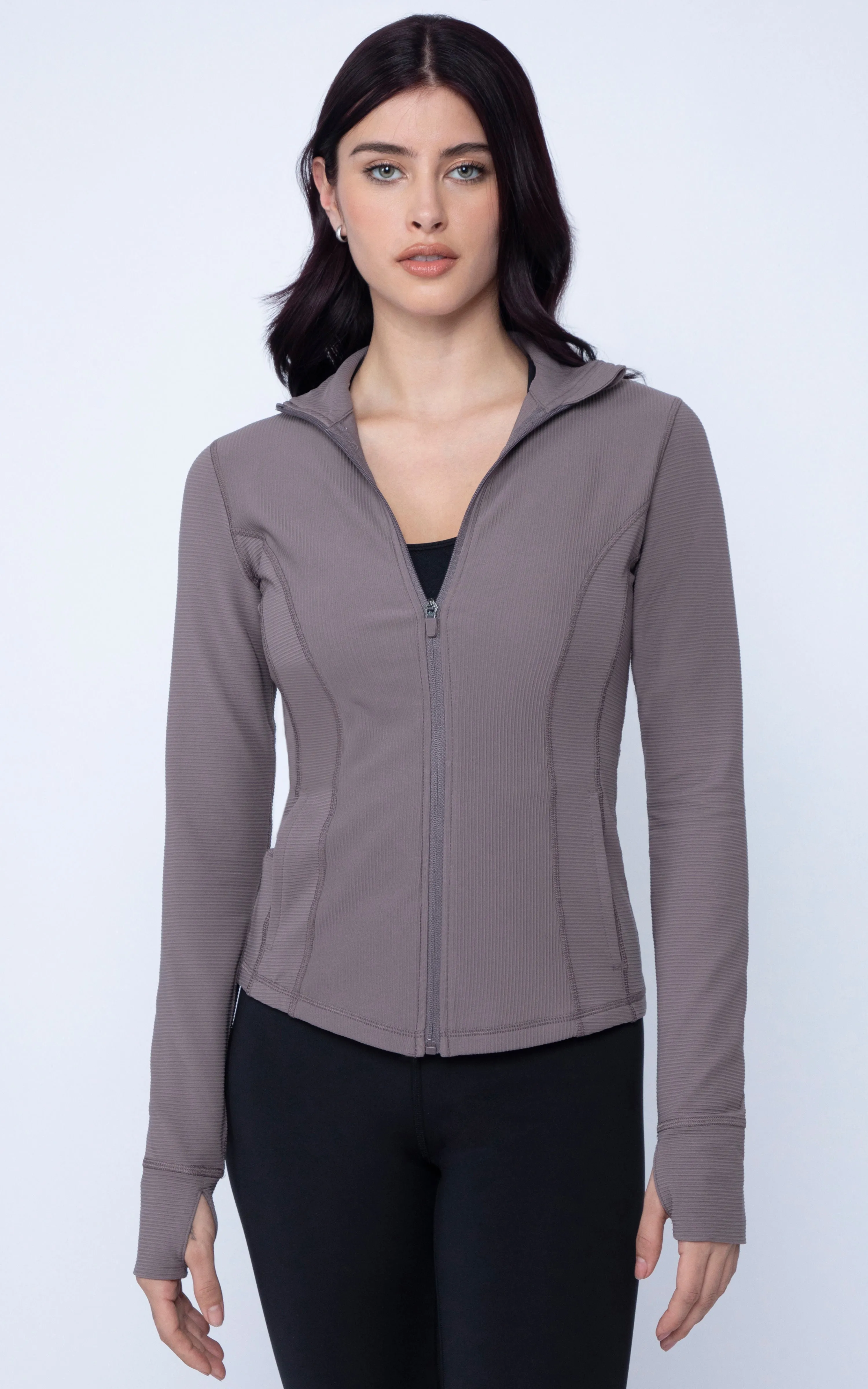 Interlink Ribbed Princess Seam Performance Jacket sold by 90 Degree By Reflex product image thumbnail 3