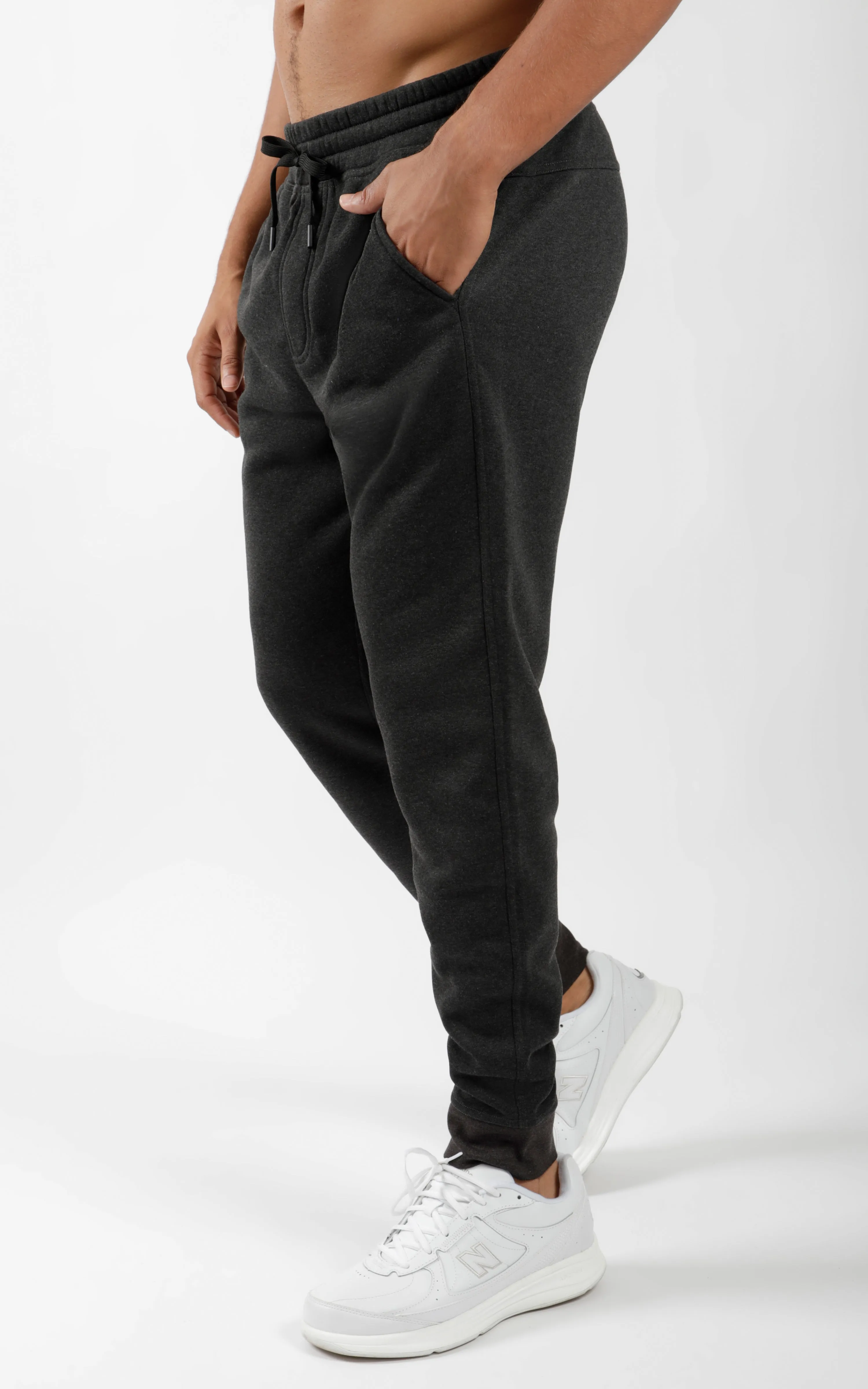 Mens Classic Fleece Side Pocket Jogger sold by 90 Degree By Reflex product image thumbnail 2