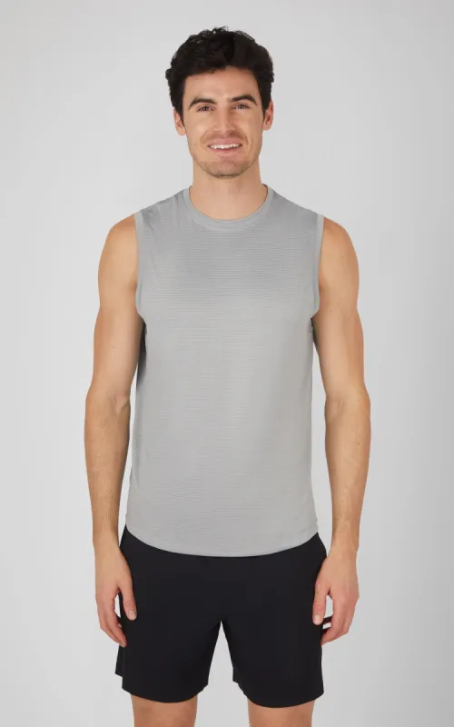 Mens Air Sense Iconic Textured Muscle Tank sold by 90 Degree By Reflex