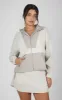 Gardenia Radiant Color Block Tatum Hooded Jacket sold by 90 Degree By Reflex