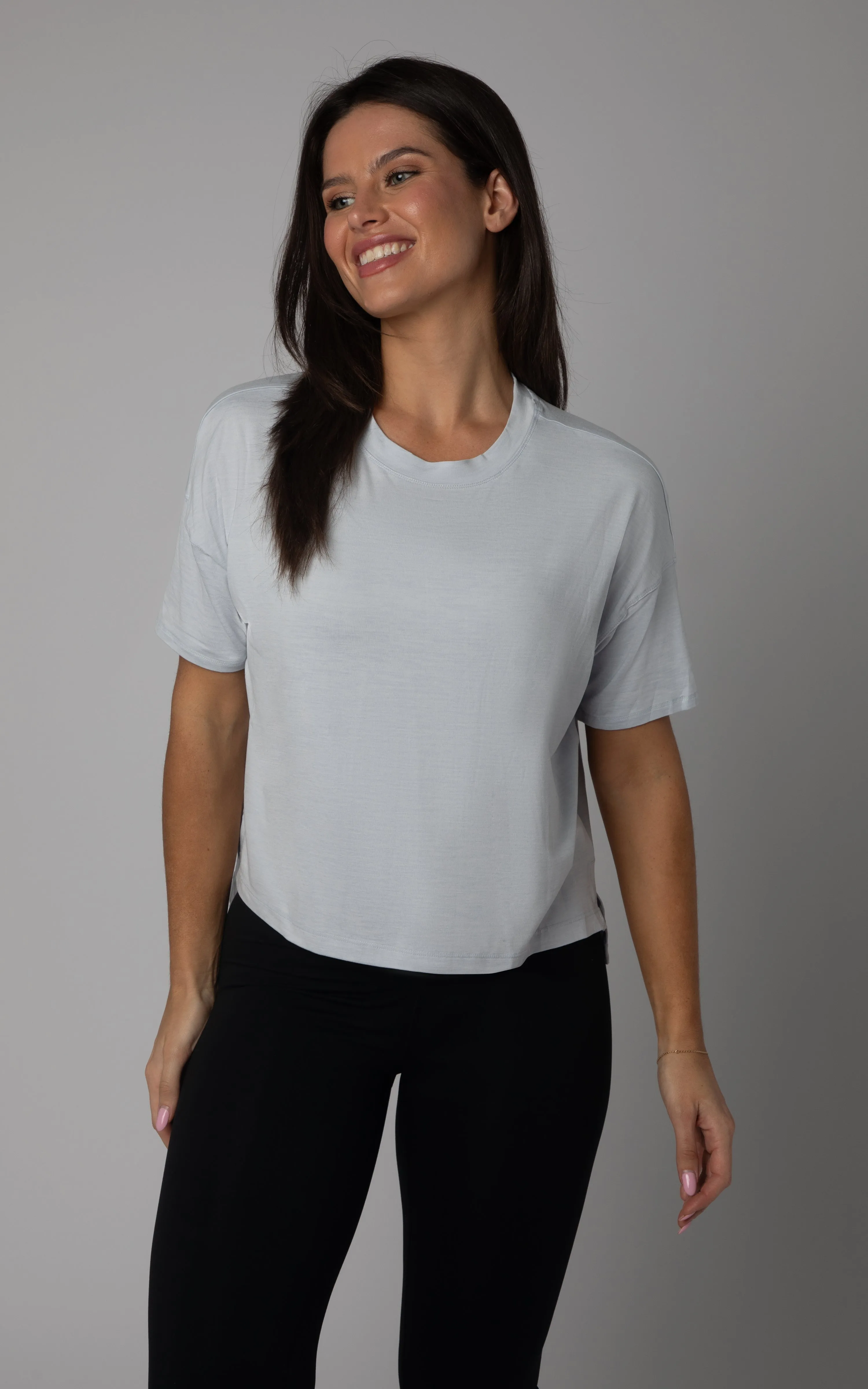 2 Pack Hi Low Short Sleeve Tee sold by 90 Degree By Reflex product image thumbnail 4