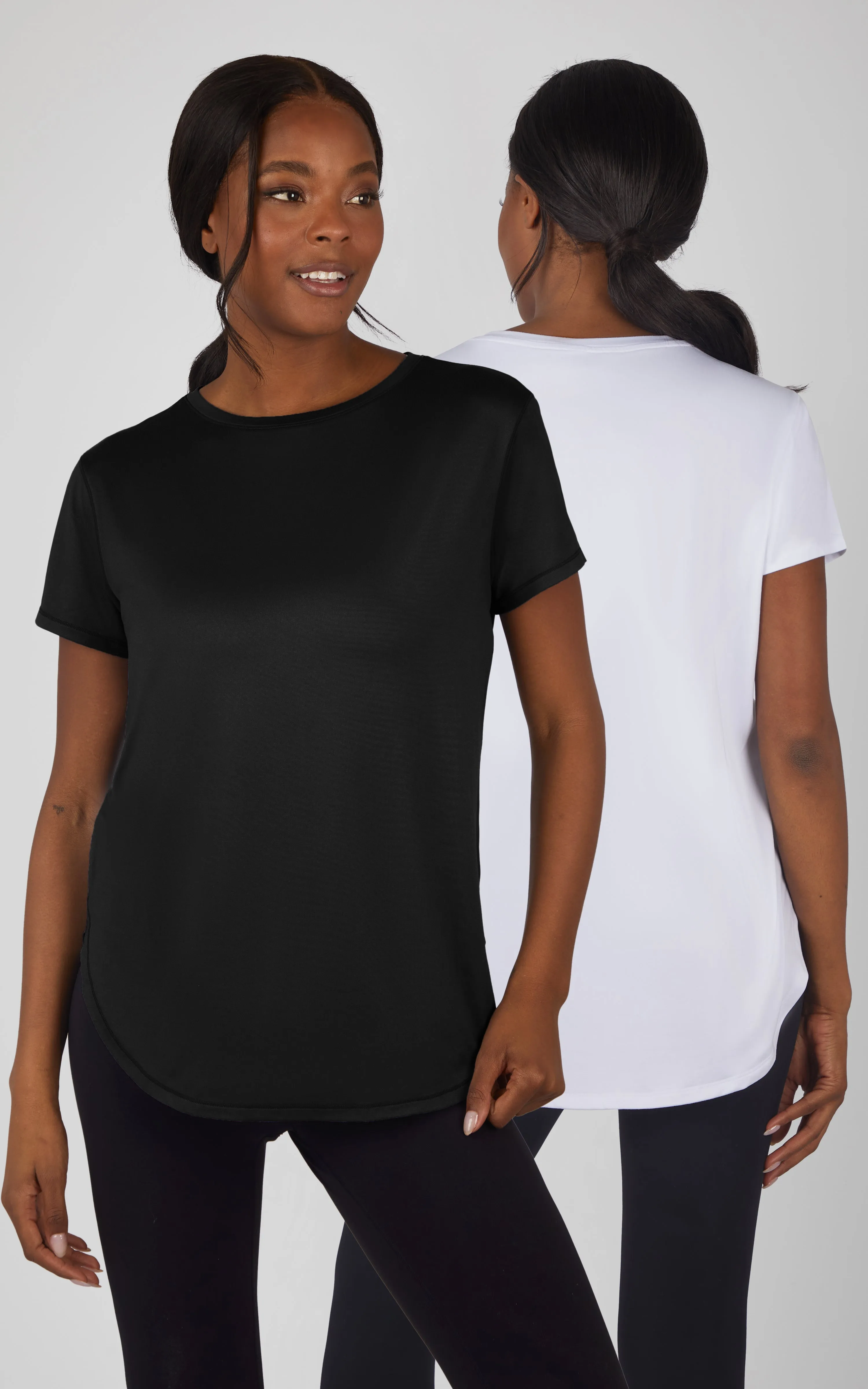 2 PK Hi Low Short Sleeve Tee sold by 90 Degree By Reflex
