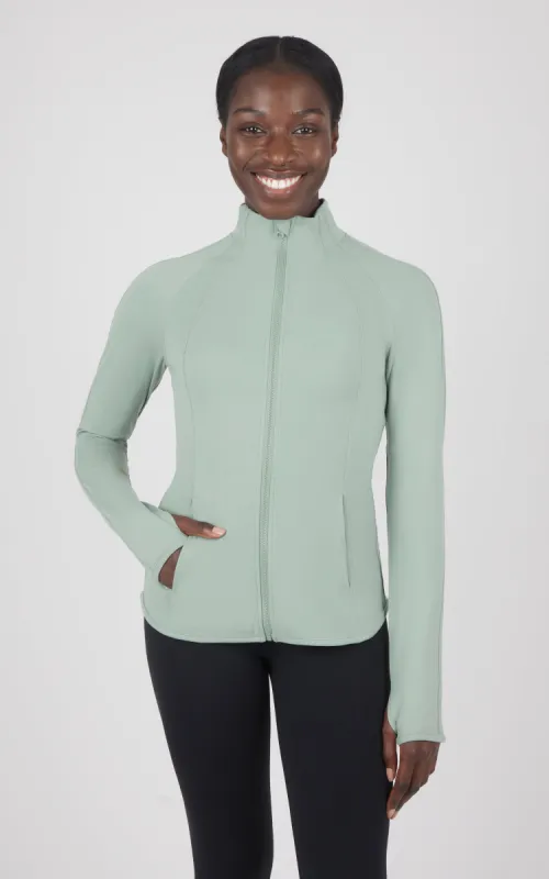 Lux Flared Full Zip Jacket sold by 90 Degree By Reflex