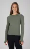 Seamless  Long Sleeve Active Shirt sold by 90 Degree By Reflex