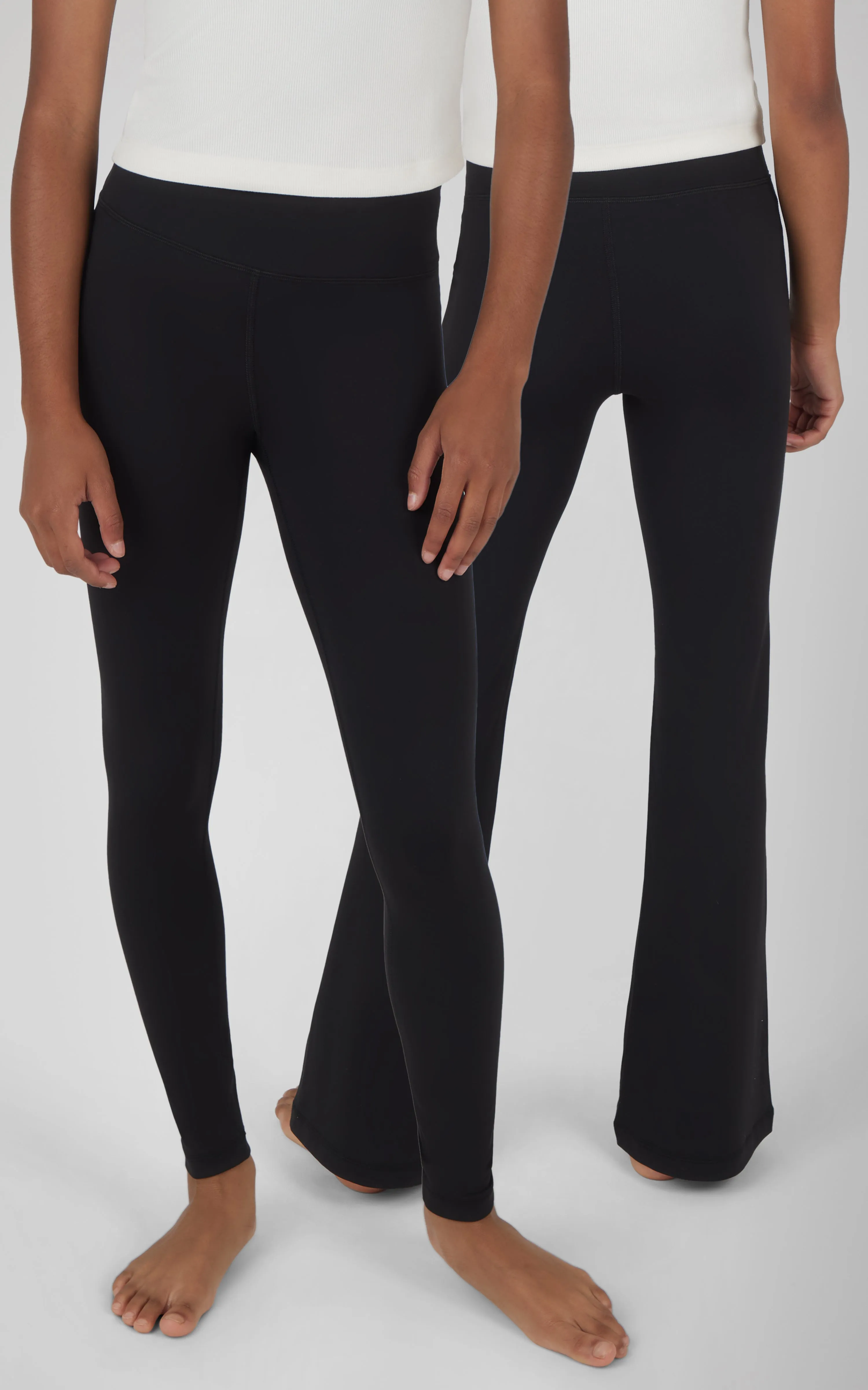 Girls 2 Pack Interlock Everyday Full Length Legging and Everyday Interlock High Waist Flared Pant sold by 90 Degree By Reflex product image thumbnail 4