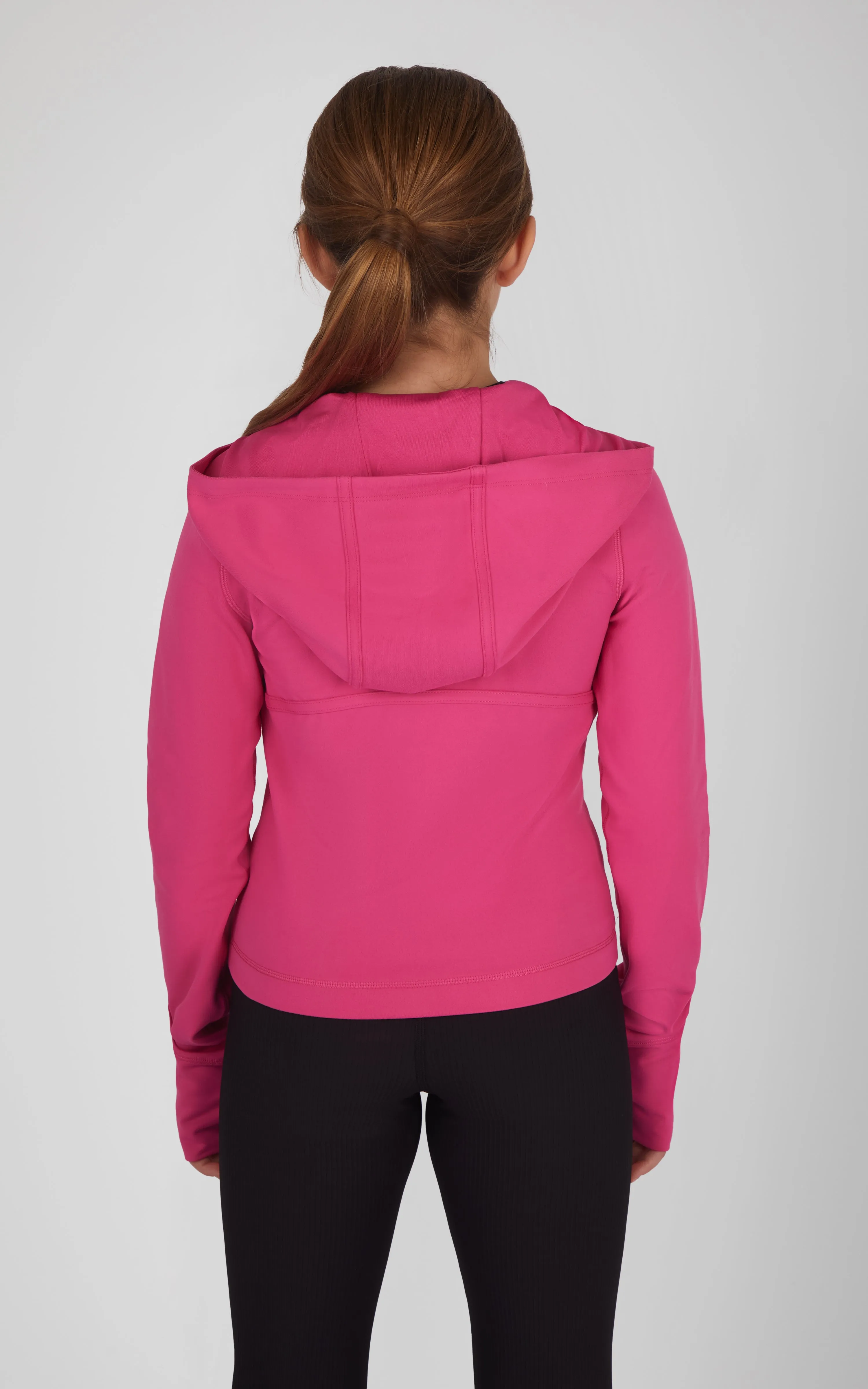 Girls Lux Full Zip Hooded Jacket sold by 90 Degree By Reflex product image thumbnail 2