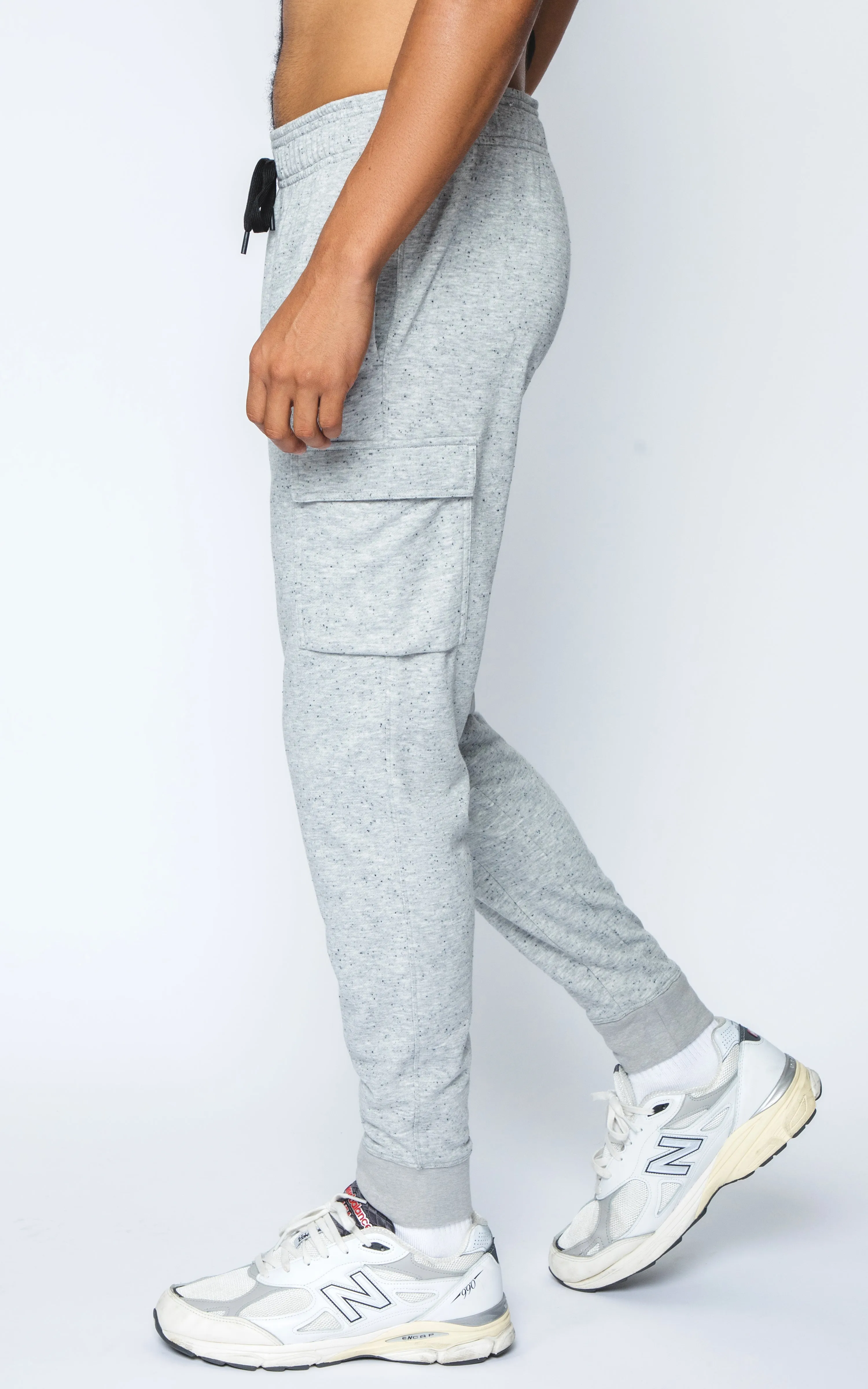 Mens Side Pocket Jogger with Snap Buttons sold by 90 Degree By Reflex product image thumbnail 3