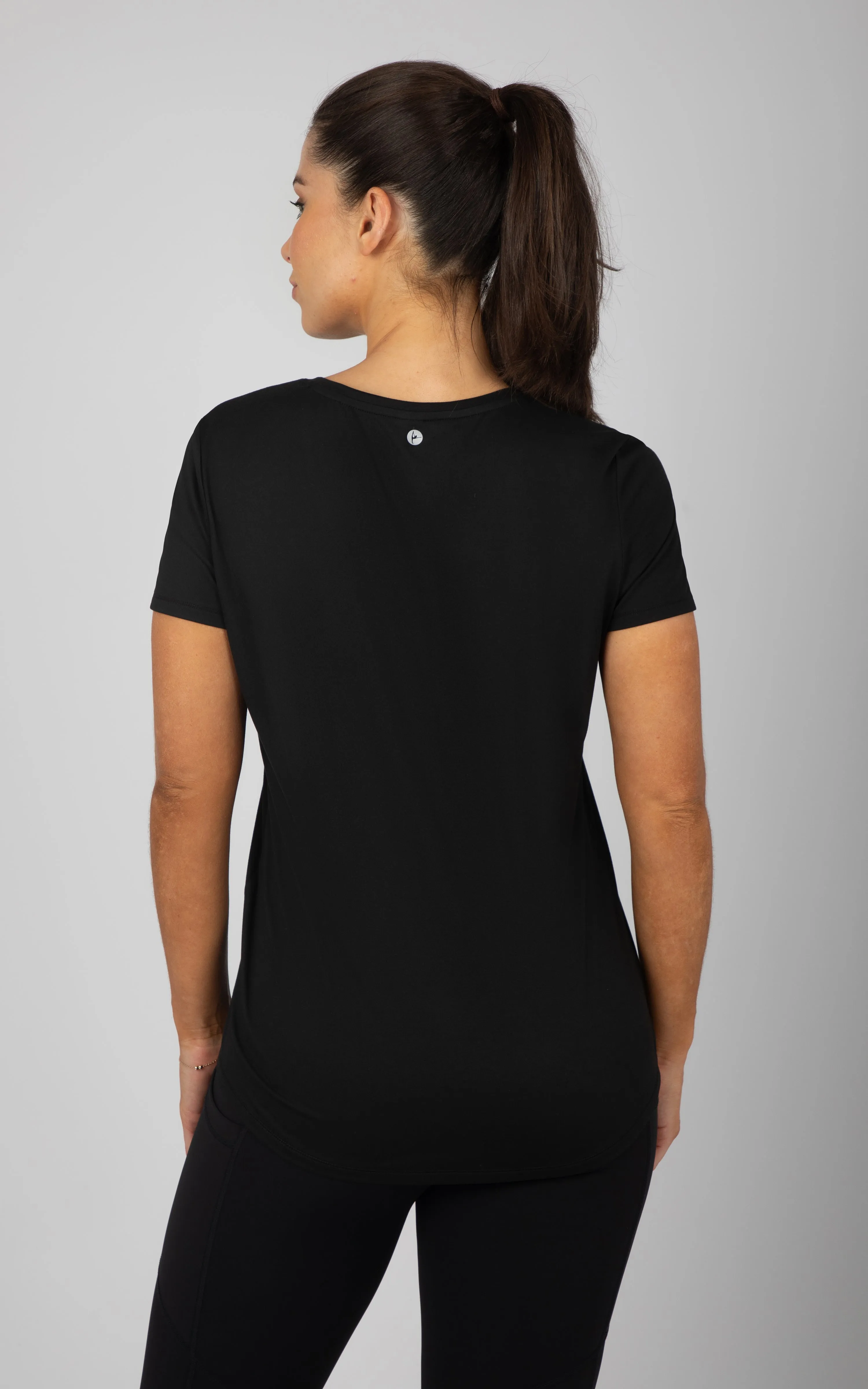 2 Pack Short Sleeve V-Neck Studio Tee sold by 90 Degree By Reflex product image thumbnail 3