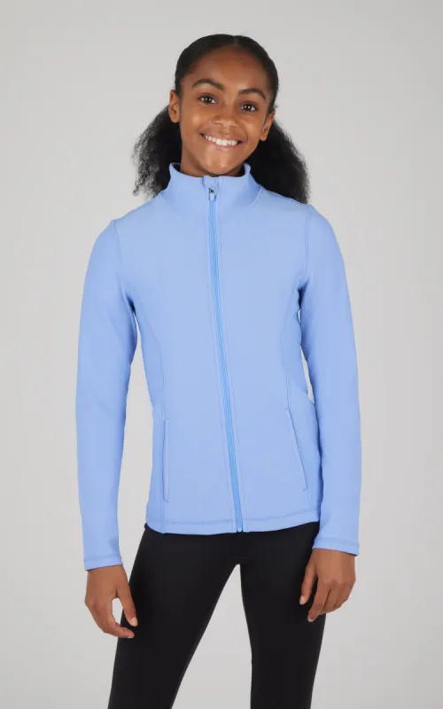 Girls Ribbed Zipper Jacket sold by 90 Degree By Reflex