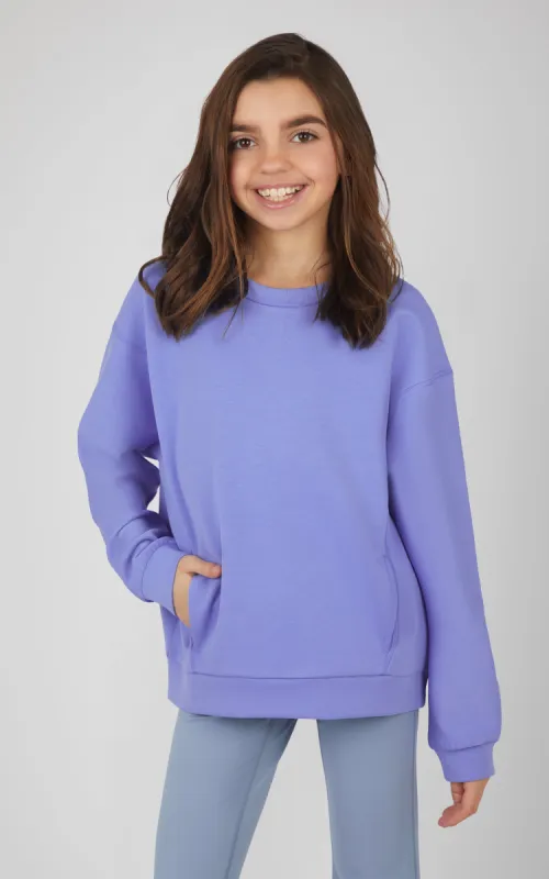 Girls Softlite Scuba Avalon Crew Neck Top sold by 90 Degree By Reflex