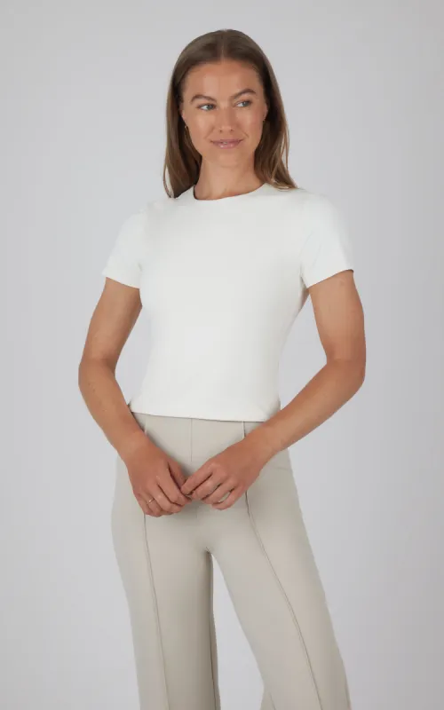 Contour Short Sleeve Top sold by 90 Degree By Reflex