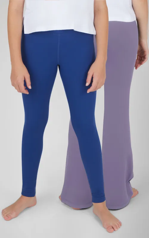 Girls 2 Pack Polarlux Everyday Full Length Tight and Polarlux Everyday Flared Leg Pant sold by 90 Degree By Reflex