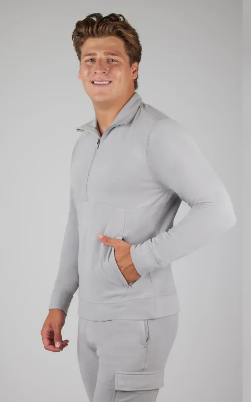 Mens Ultra Fleece Half Zip Jacket sold by 90 Degree By Reflex