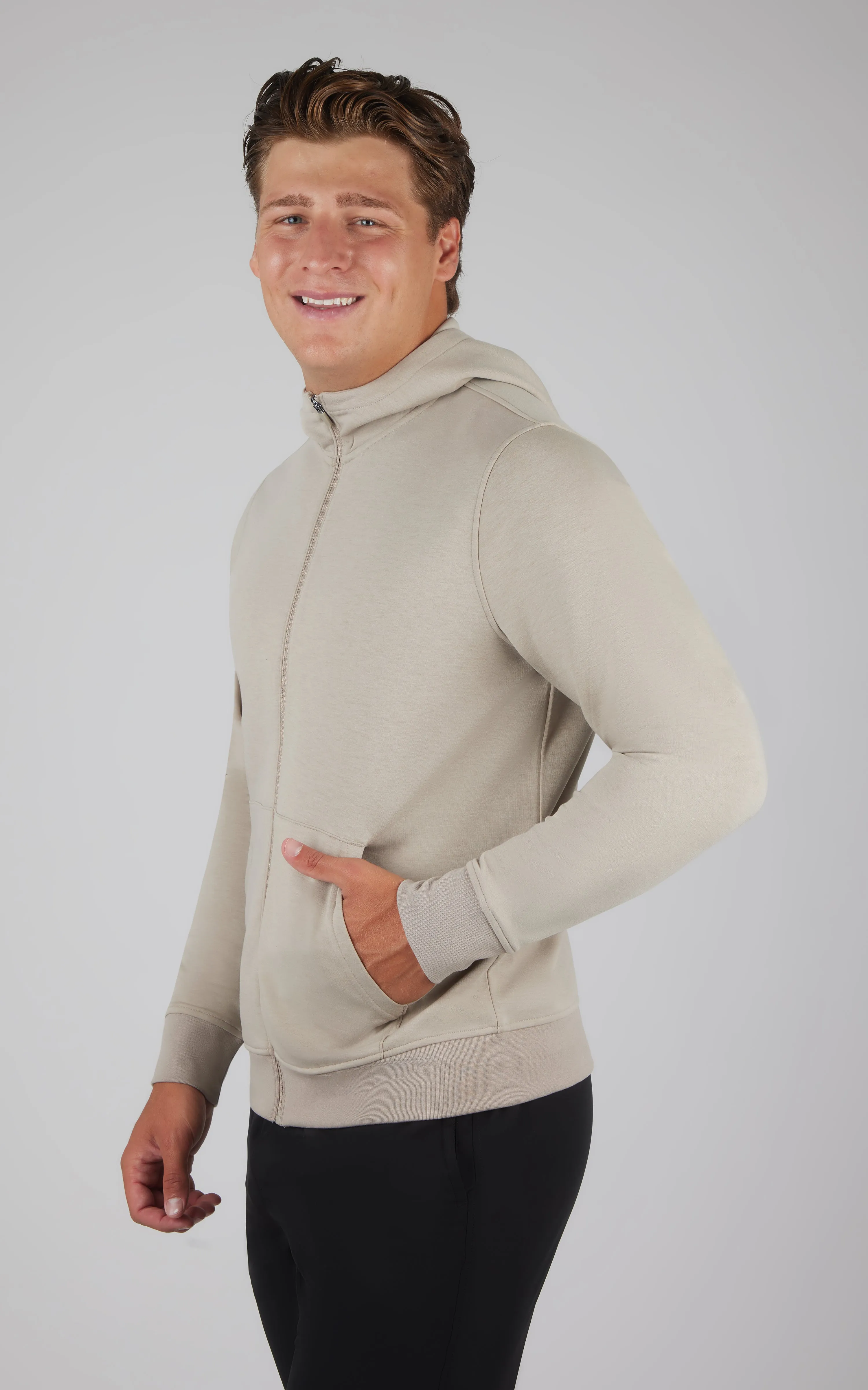 Mens Softlite Full Zip Hoodie sold by 90 Degree By Reflex product image thumbnail 4