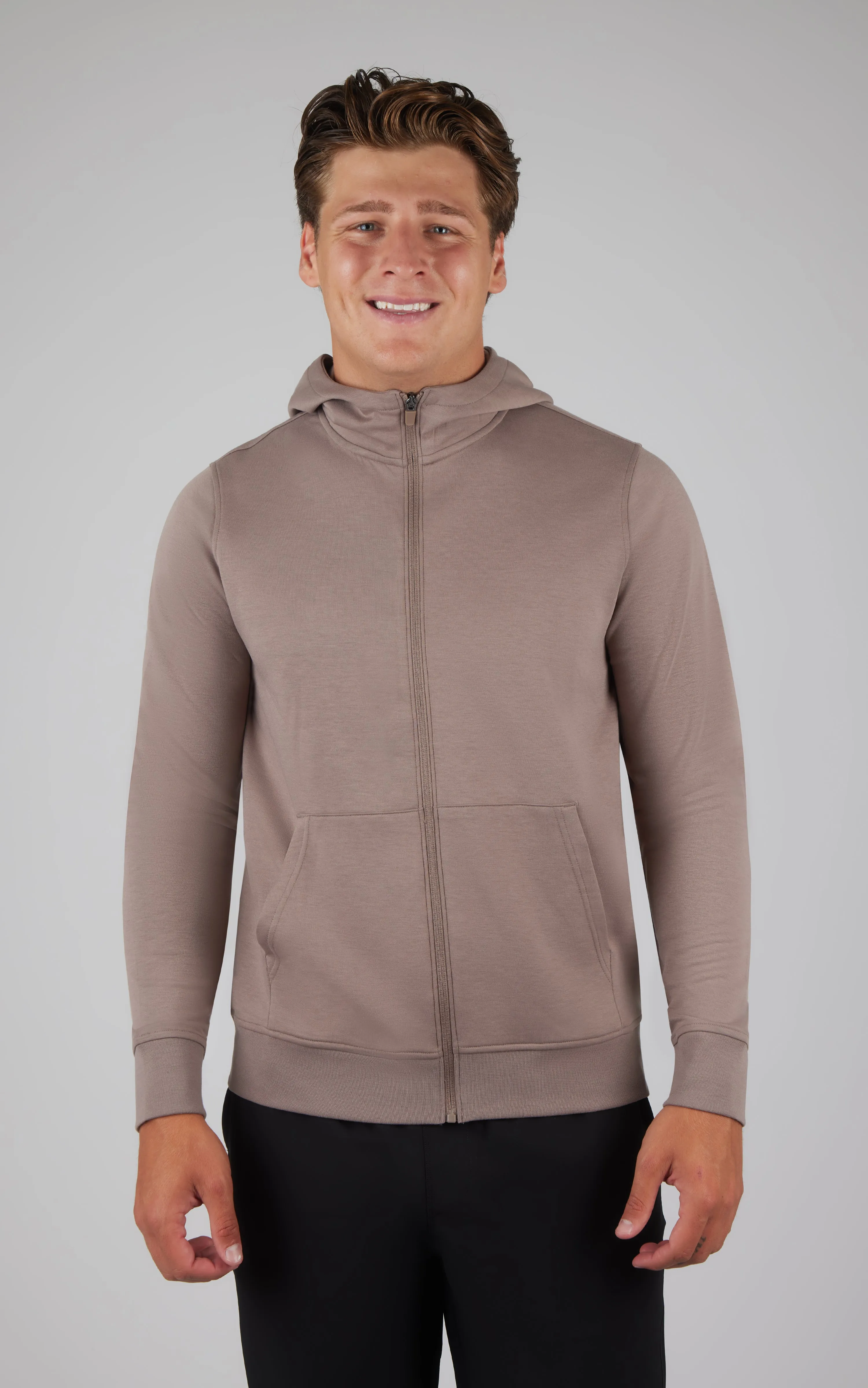Mens Softlite Full Zip Hoodie sold by 90 Degree By Reflex product image thumbnail 2