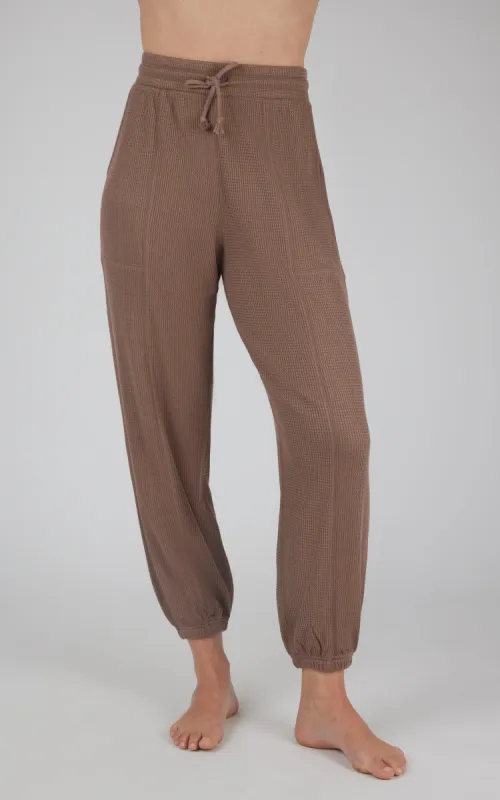 Brushed Inside Waffle Online Jogger sold by 90 Degree By Reflex