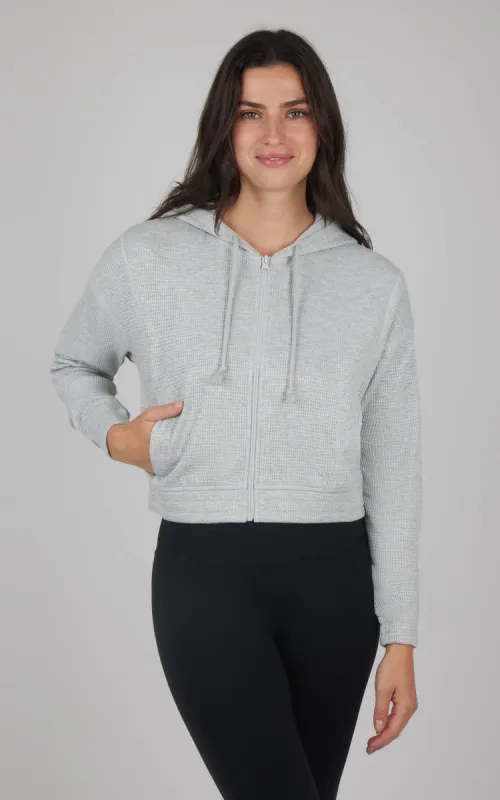 Brushed Inside Hooded Jacket sold by 90 Degree By Reflex