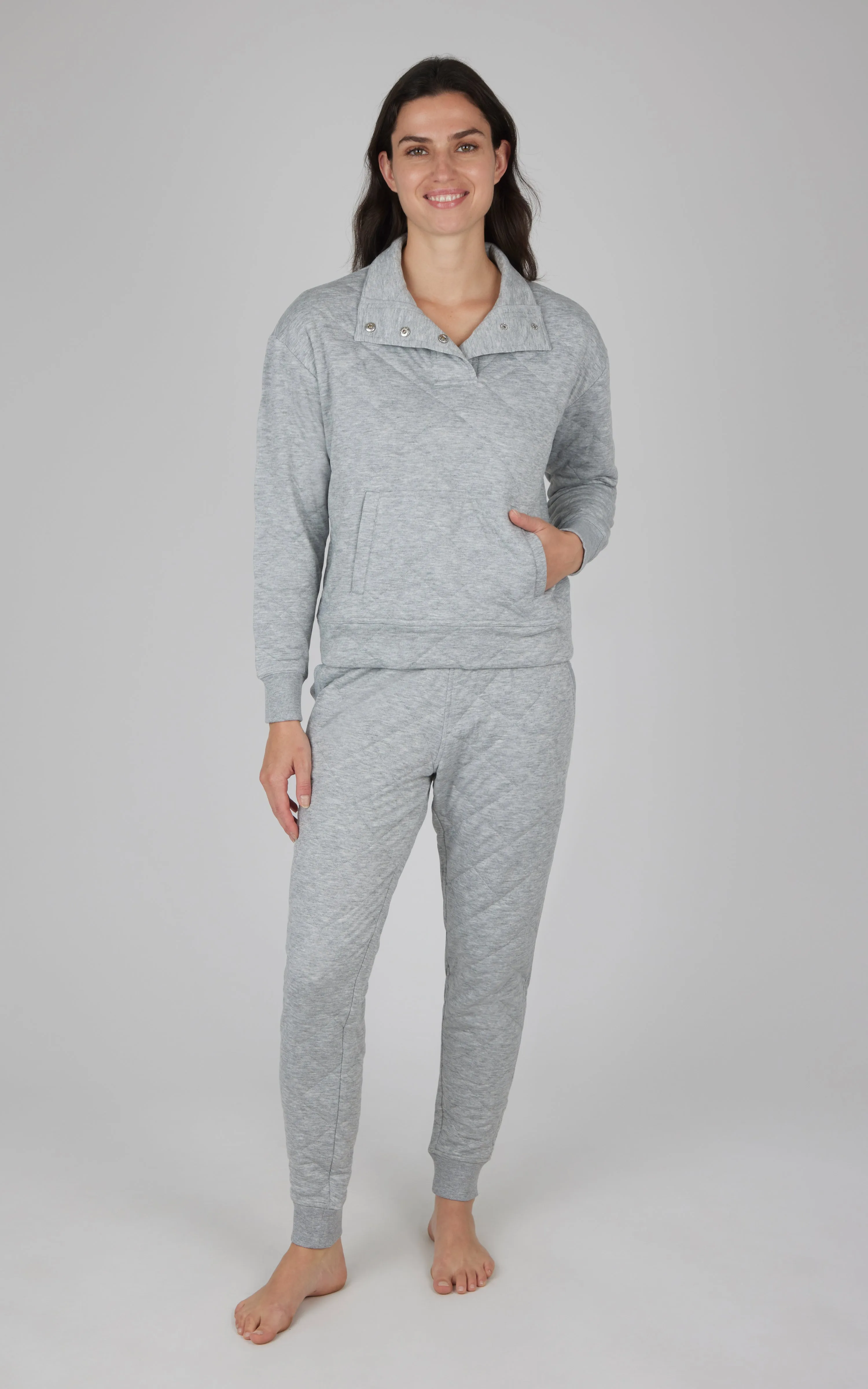 2 PC Quilted Jogger Set sold by 90 Degree By Reflex product image thumbnail 4