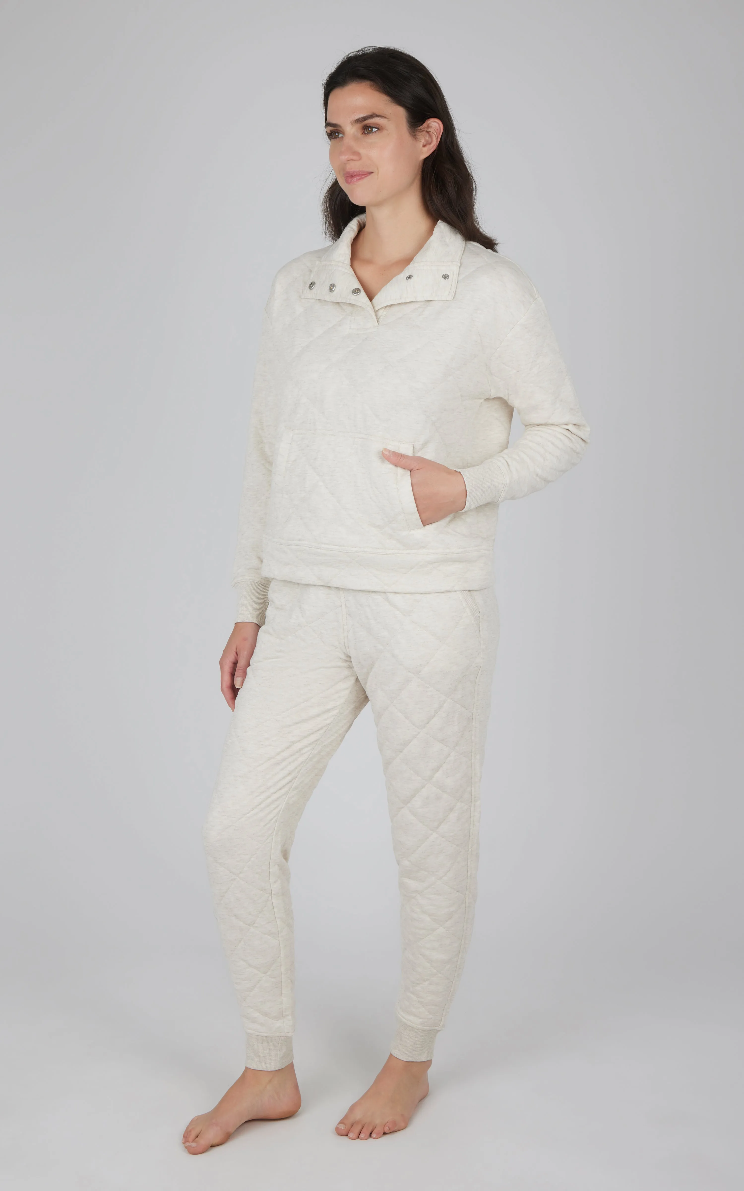 2 PC Quilted Jogger Set sold by 90 Degree By Reflex product image thumbnail 2