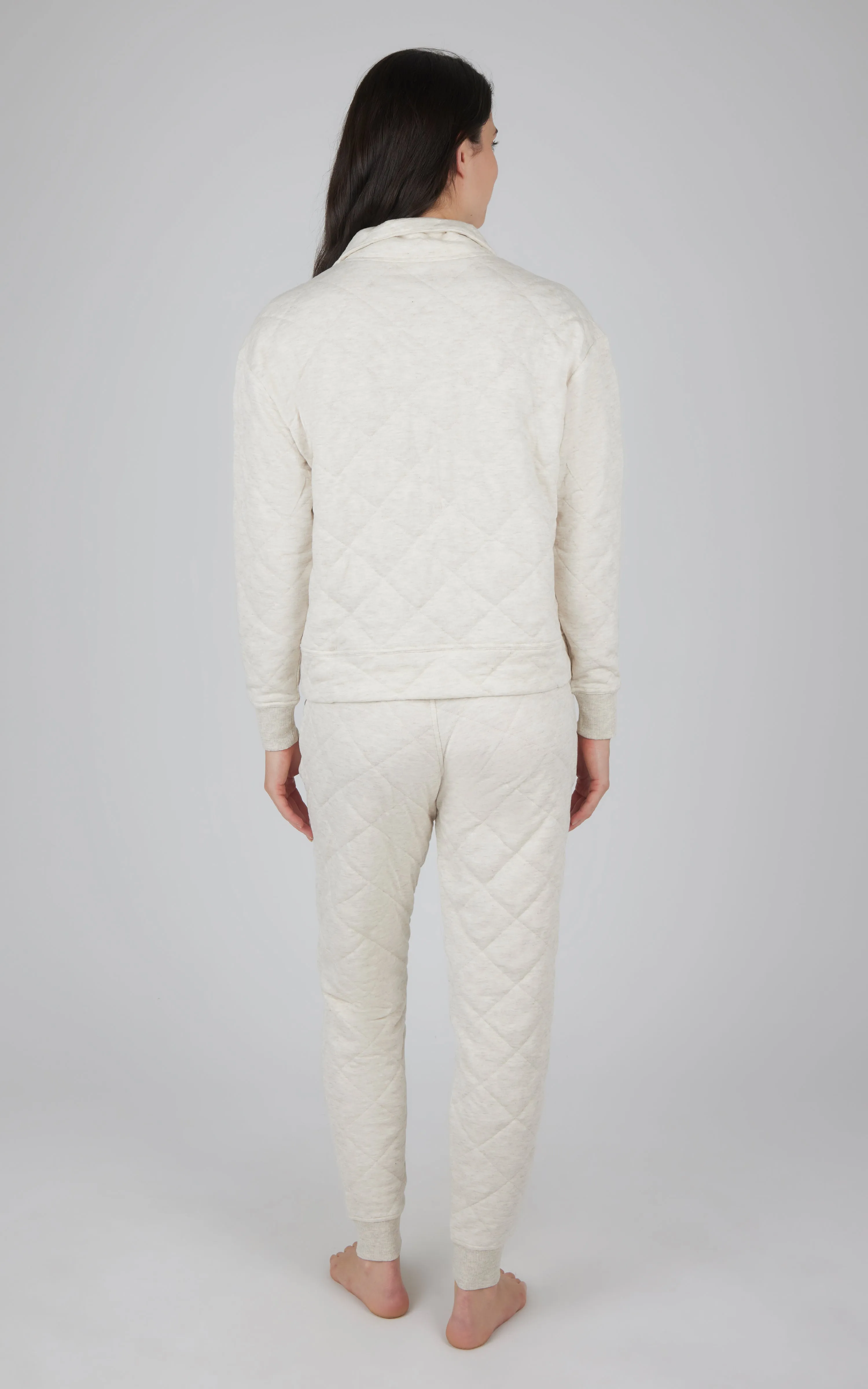 2 PC Quilted Jogger Set sold by 90 Degree By Reflex product image thumbnail 3