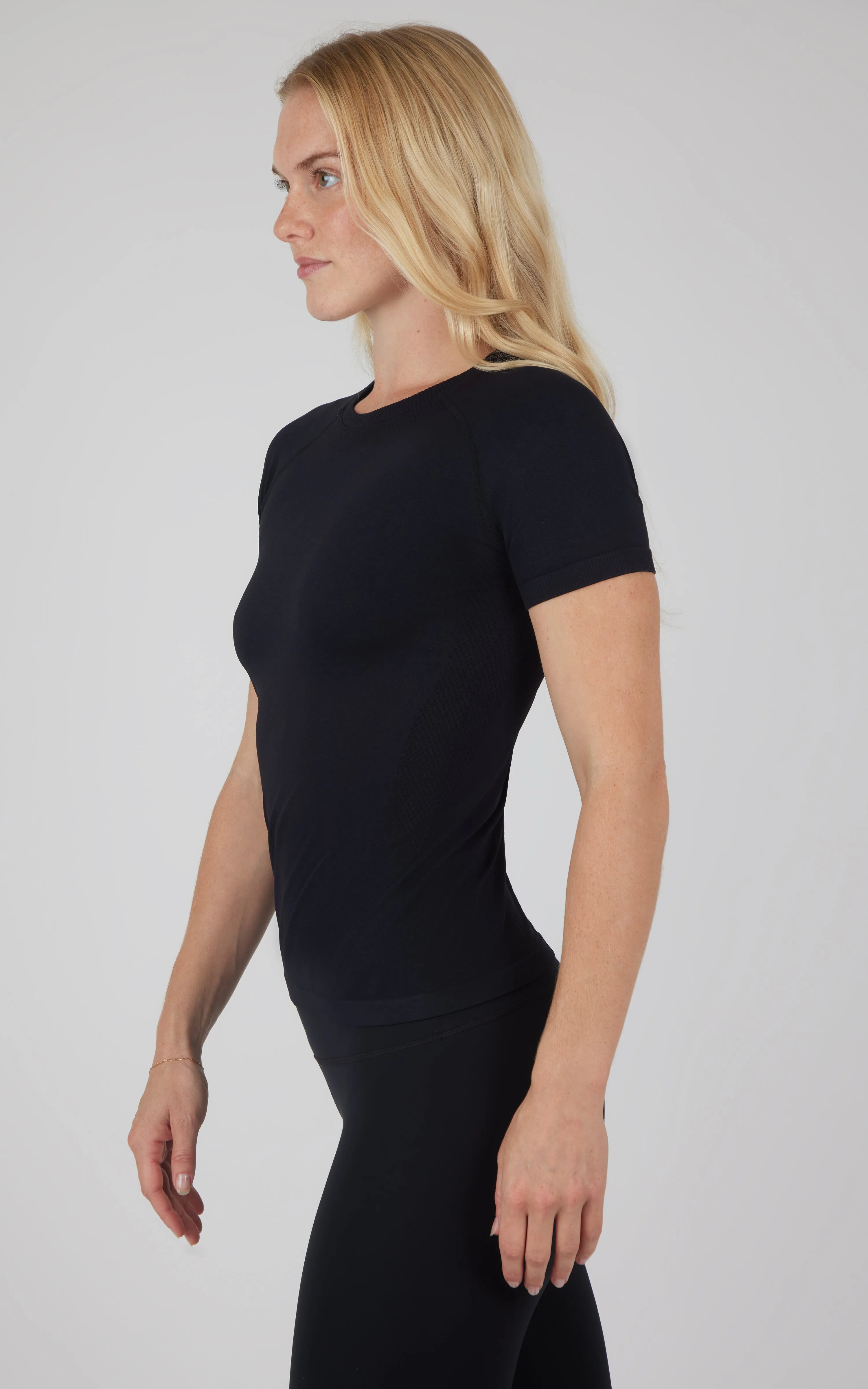 Seamless Active Short Sleeve Top sold by 90 Degree By Reflex product image thumbnail 2