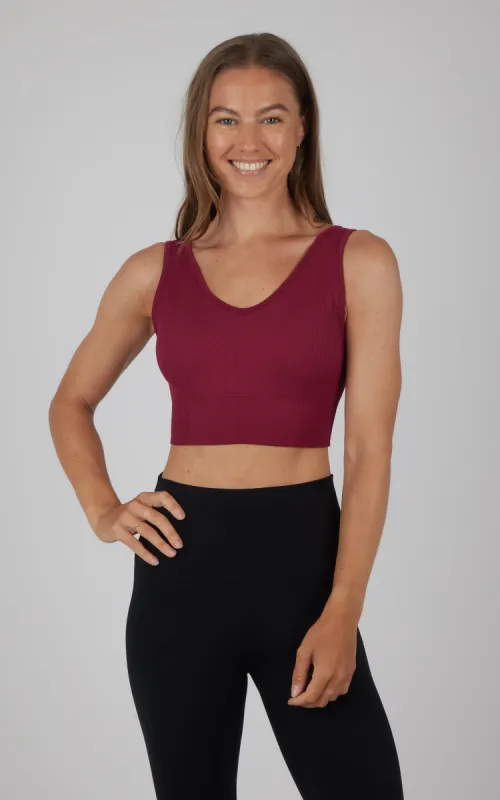 Seamless Multitextured Bra sold by 90 Degree By Reflex