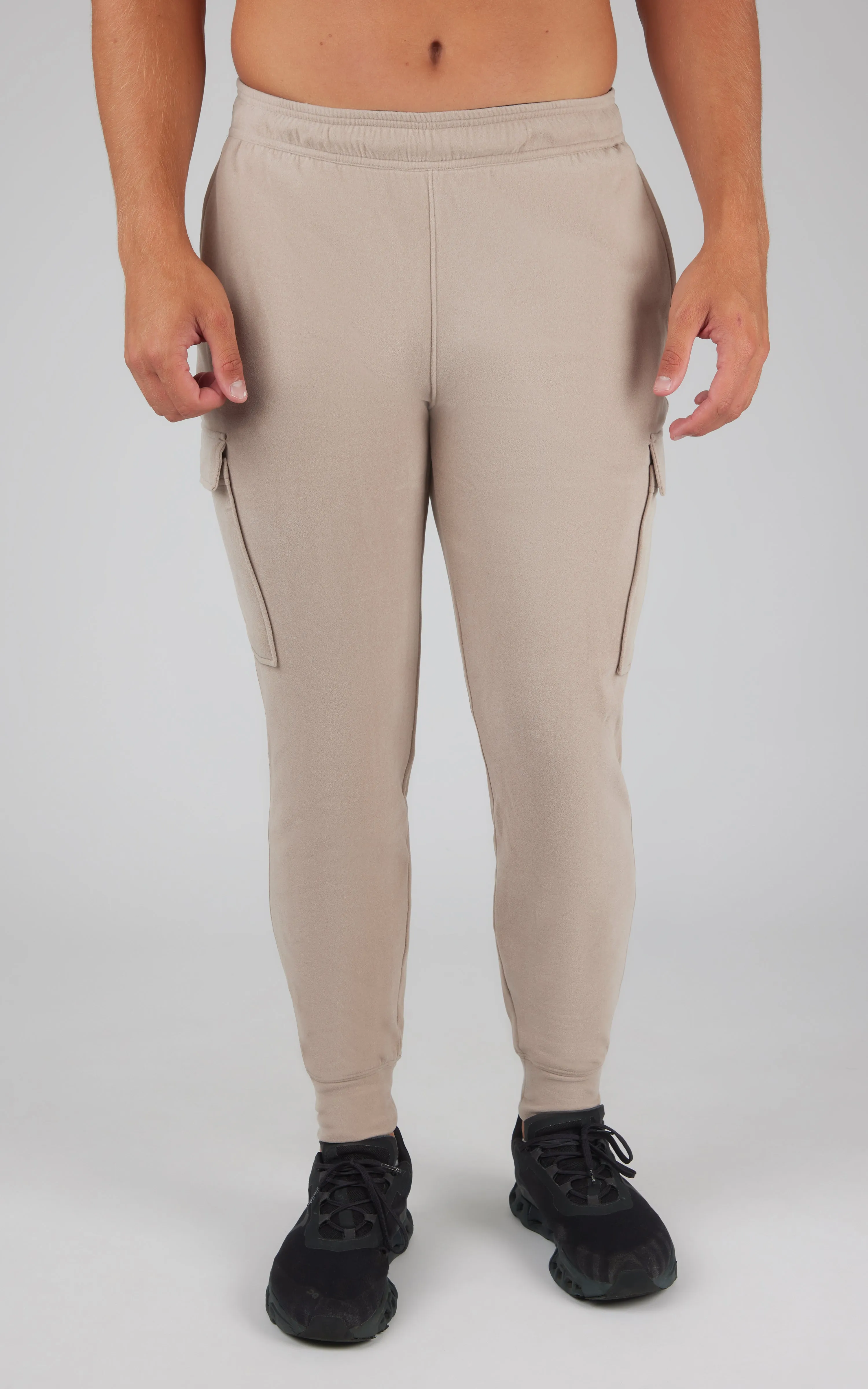Mens Ultra Melange James Fleece Cargo Jogger sold by 90 Degree By Reflex product image thumbnail 4