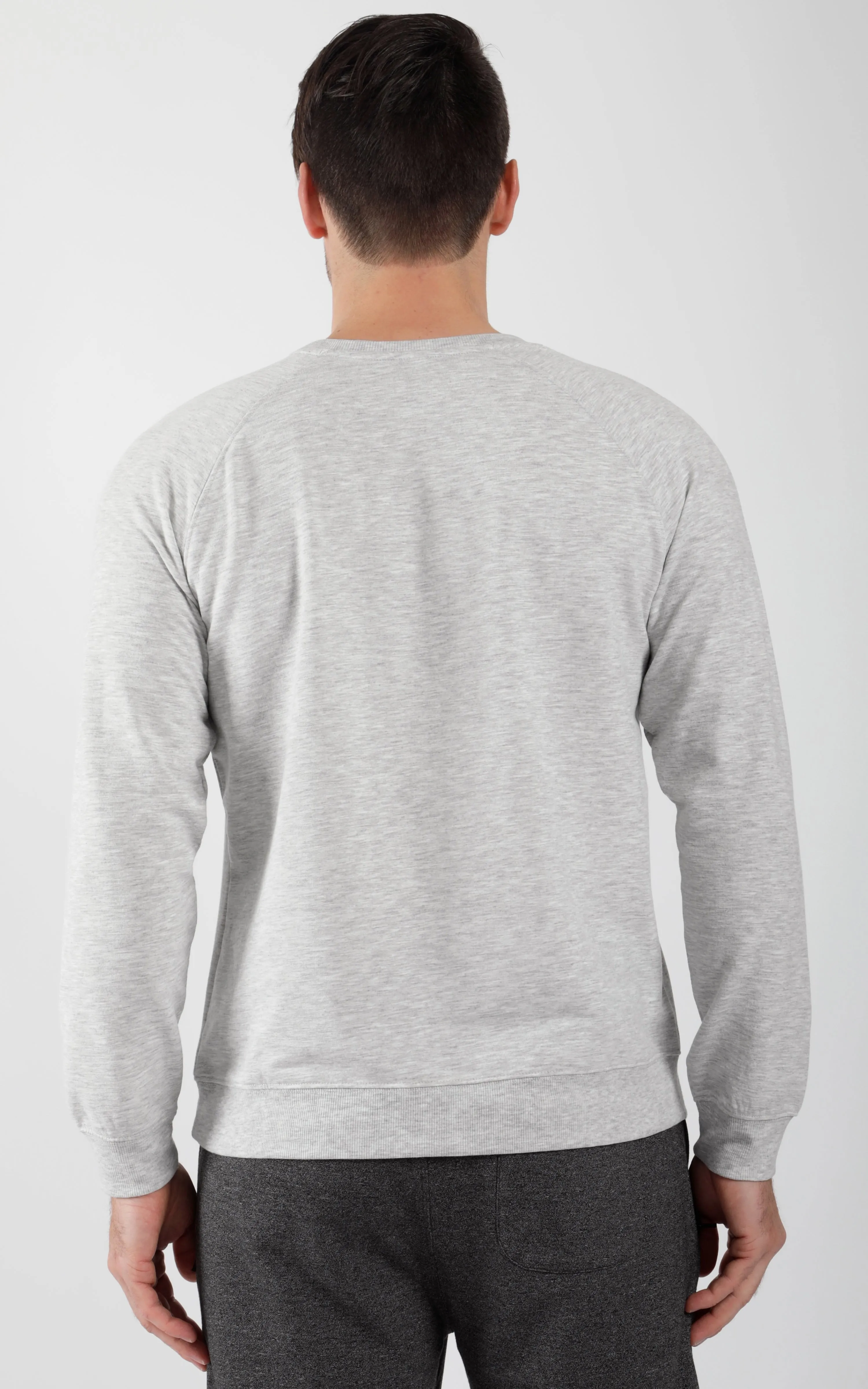 Men's Terry Brushed Long Sleeve Top sold by 90 Degree By Reflex product image thumbnail 3