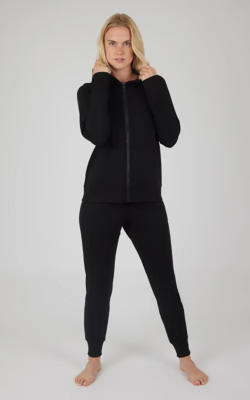 Brushed Terry Zip Hoodie and Jogger Set sold by 90 Degree By Reflex