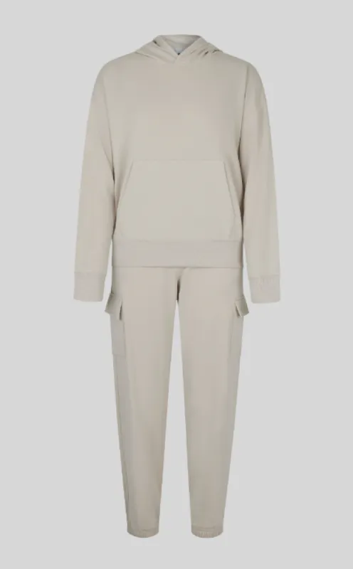 2 Piece Brushed Terry Hoodie and Cargo Jogger Set sold by 90 Degree By Reflex