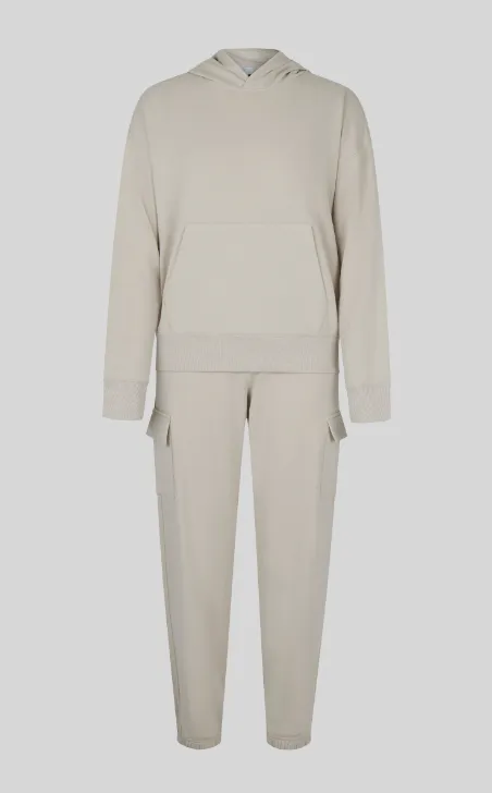 2 Piece Brushed Terry Hoodie and Cargo Jogger Set sold by 90 Degree By Reflex