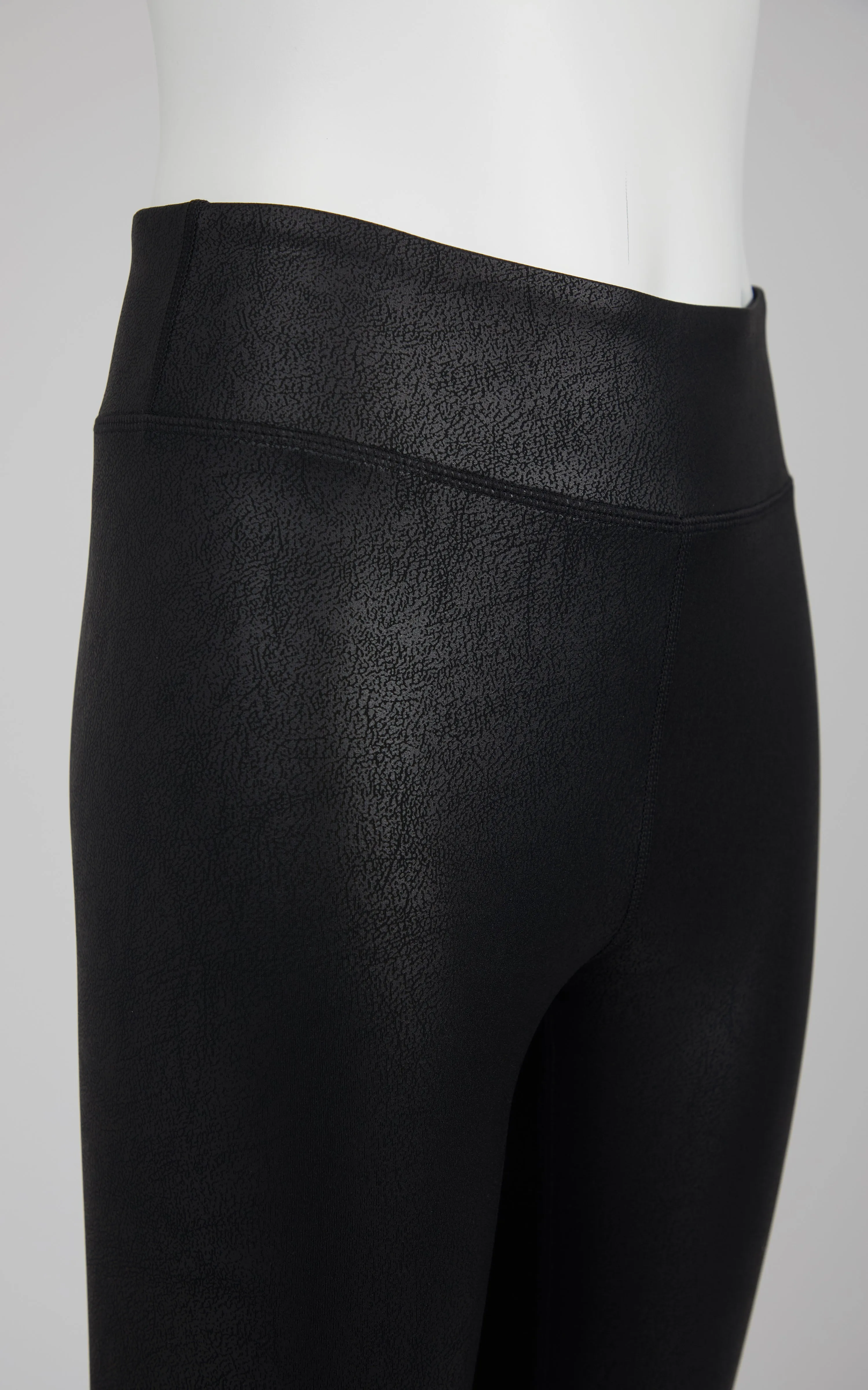 Girls Vintage Faux Cracked Leather High Waist Legging sold by 90 Degree By Reflex product image thumbnail 2