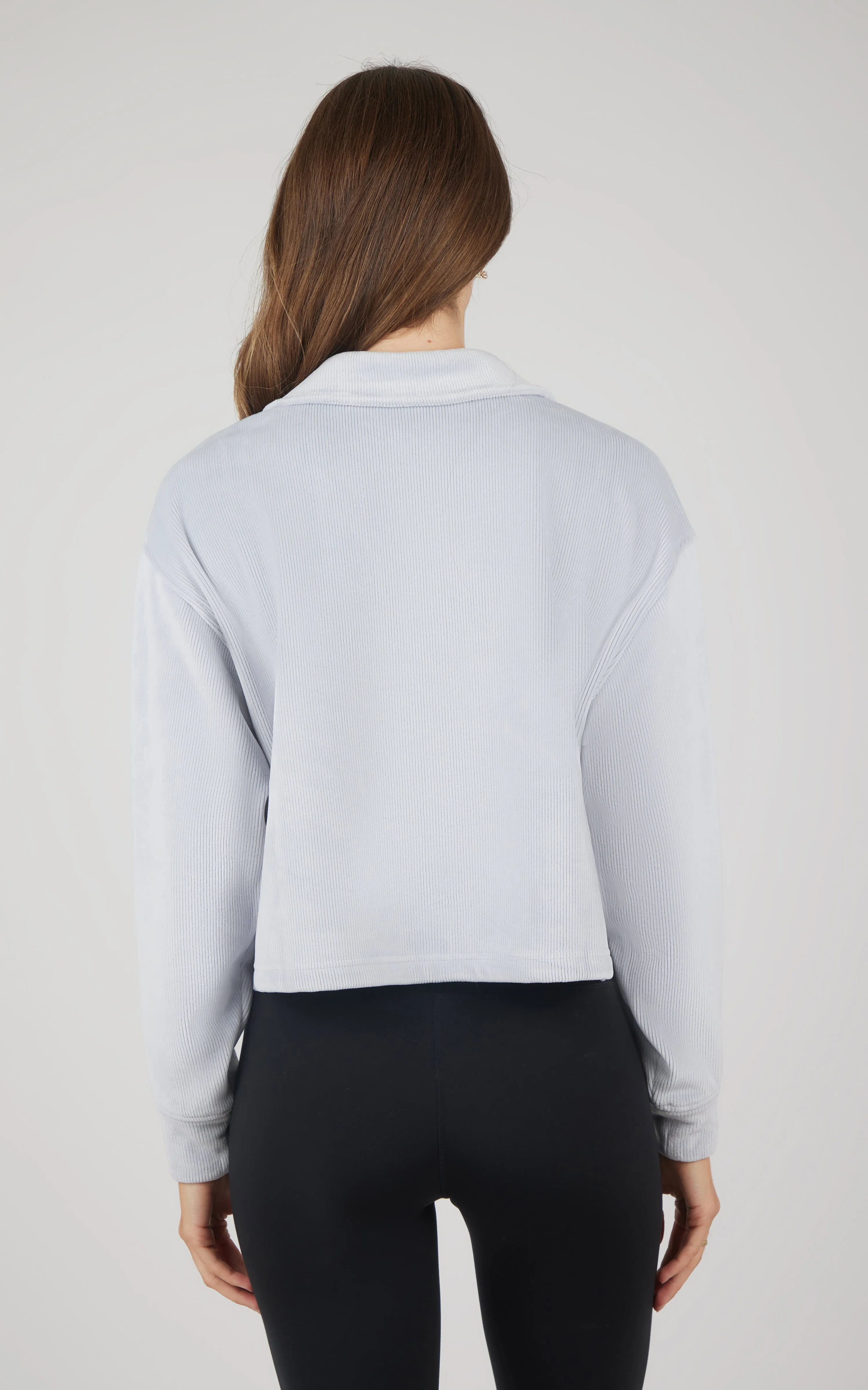 Dreamy Velour Ribbed Shacket sold by 90 Degree By Reflex product image thumbnail 5